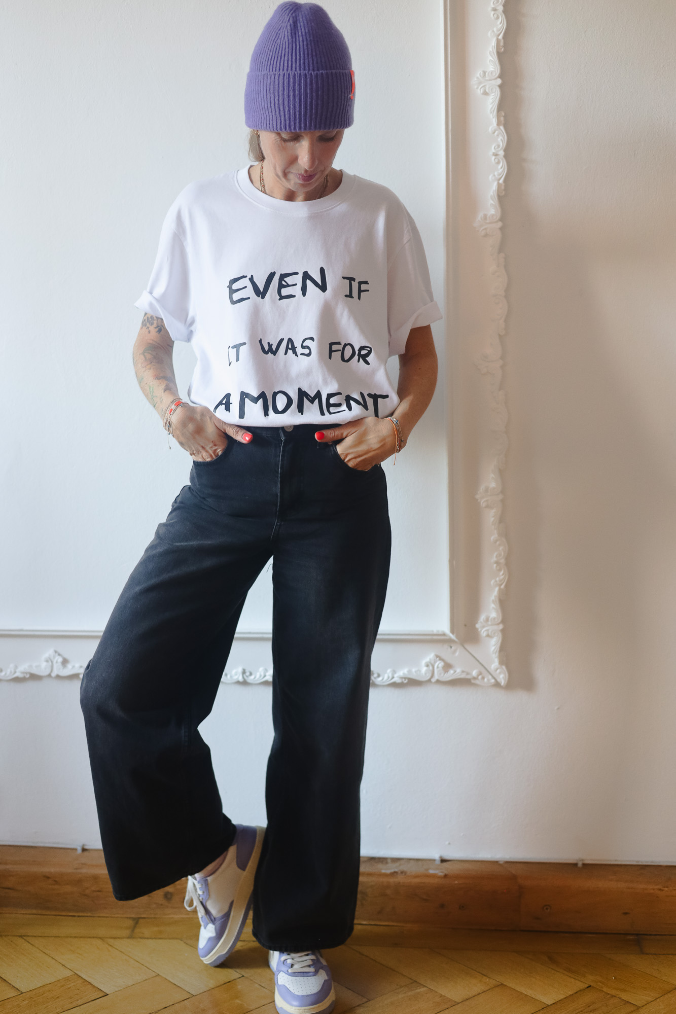 Shirt FOR A MOMENT white/ black
