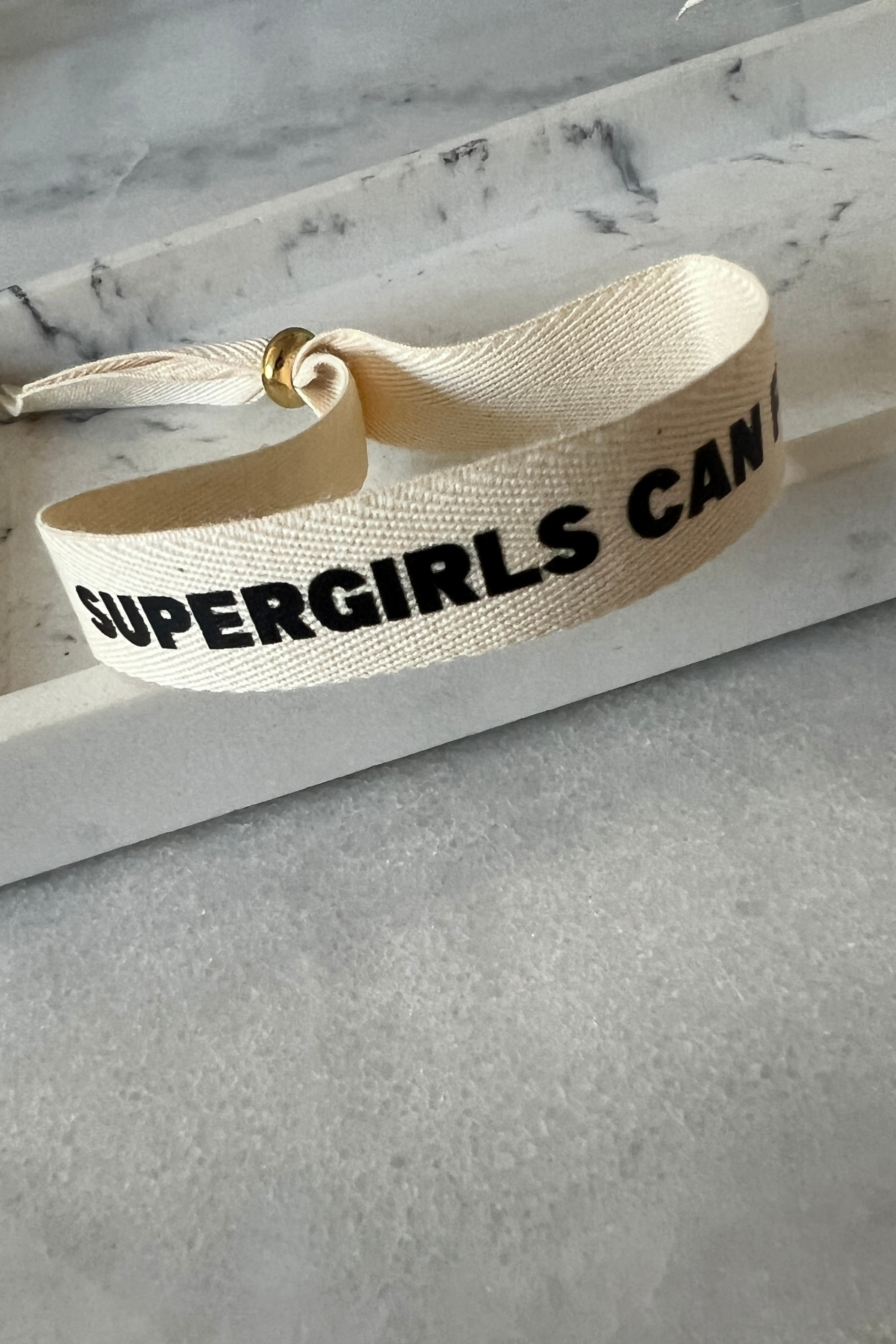 Cotton Armband SUPERGIRLS