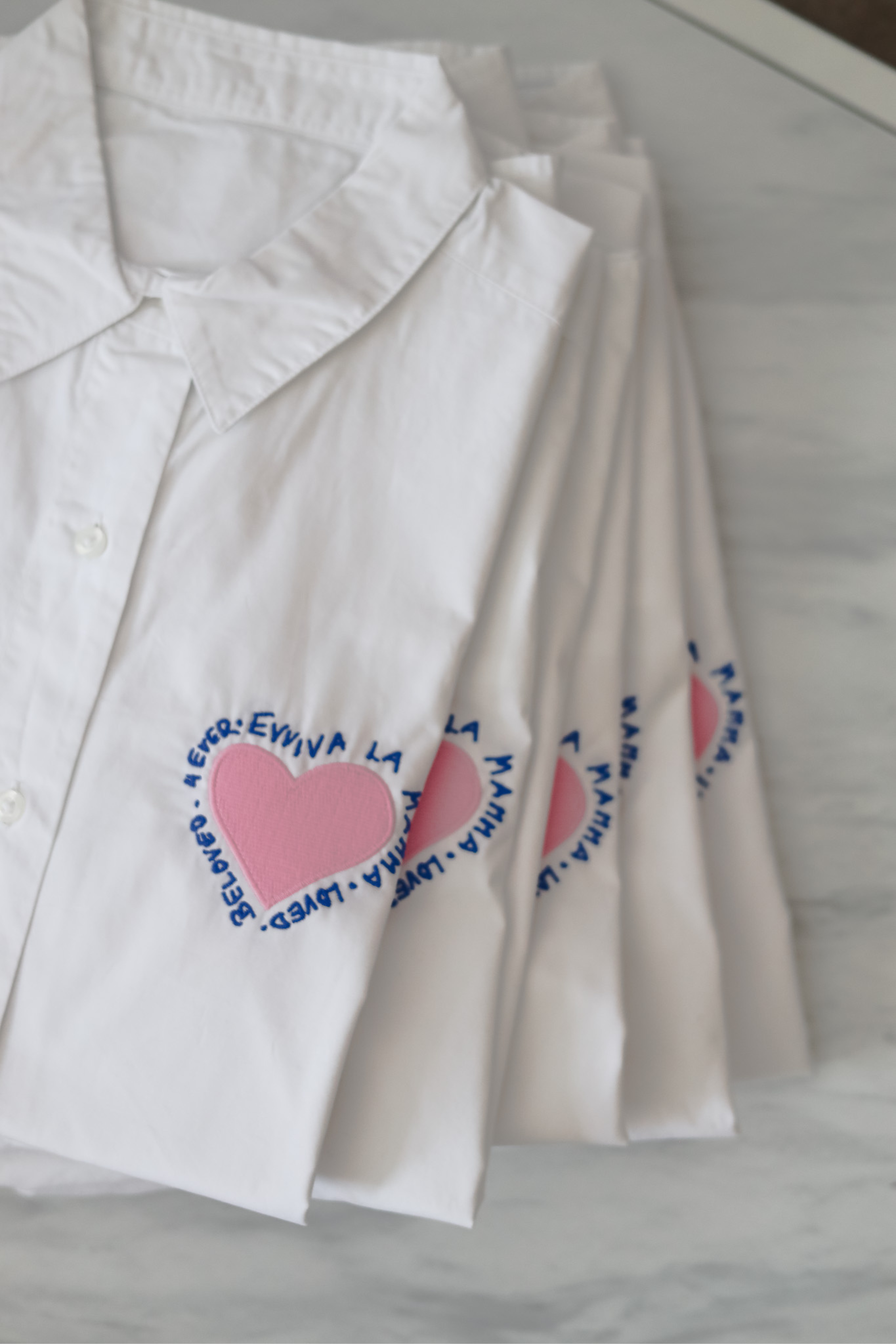 EVVIVA LA MAMMA Hemd/ Bluse white