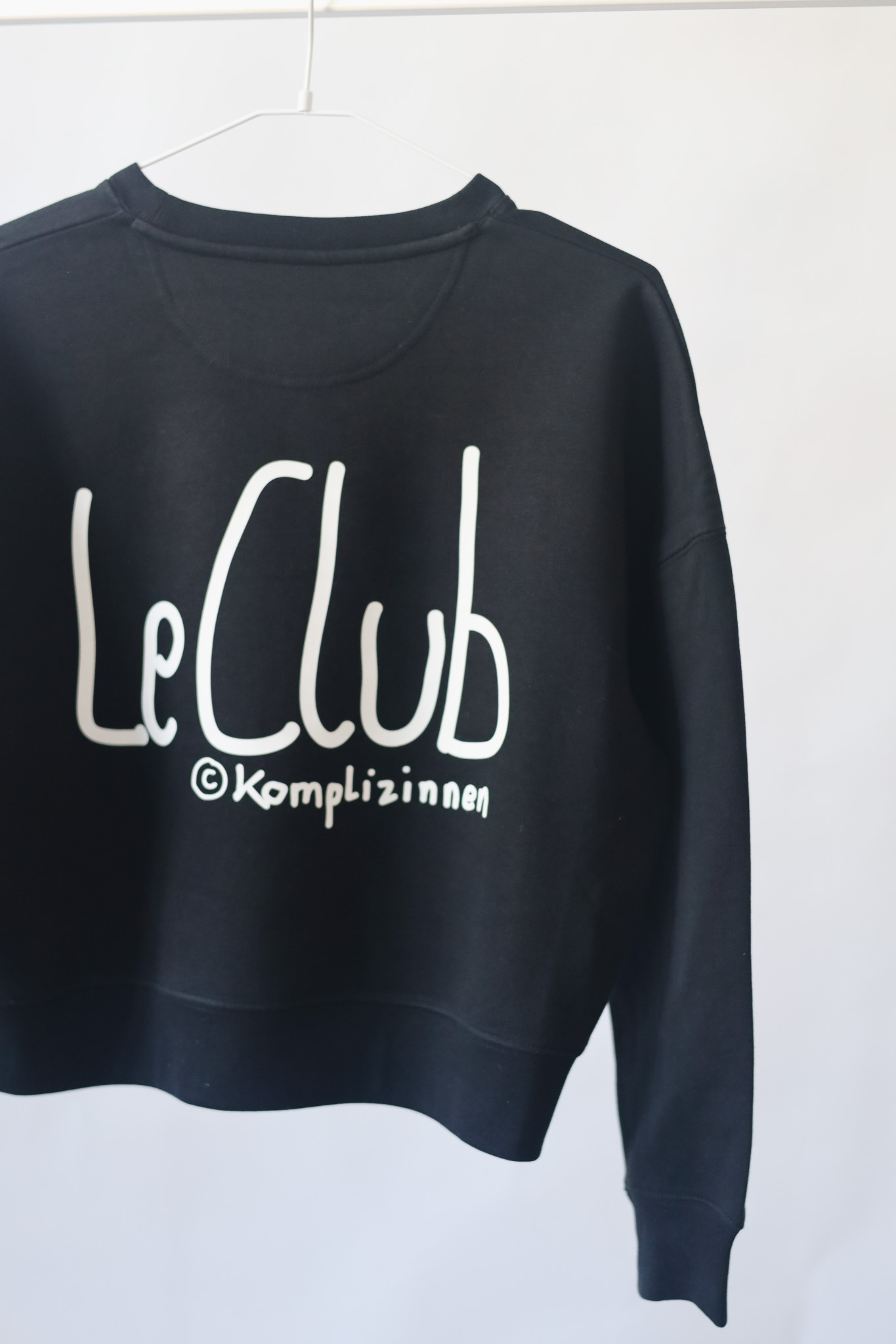LE CLUB Sweater black/ white