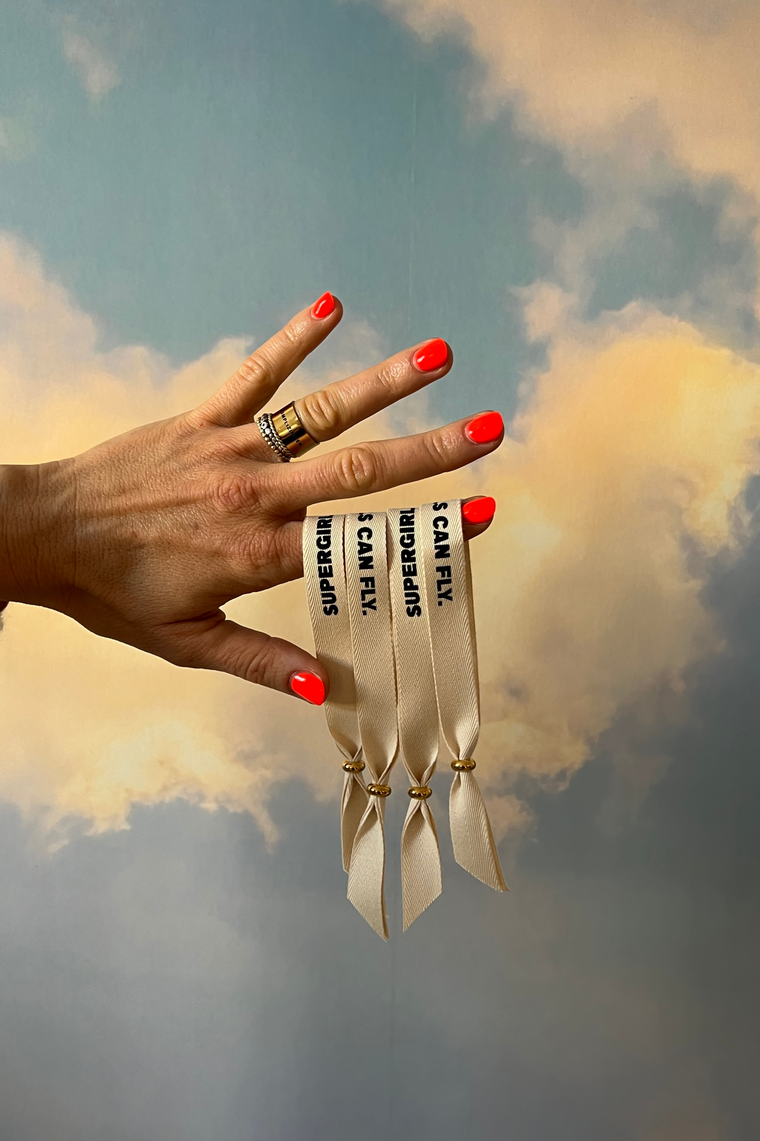 Cotton Armband SUPERGIRLS