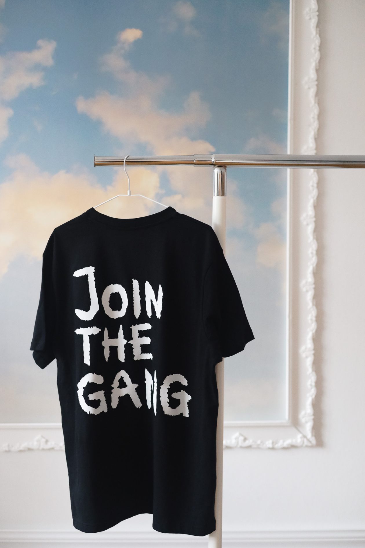 Shirt JOIN THE GANG black/ white