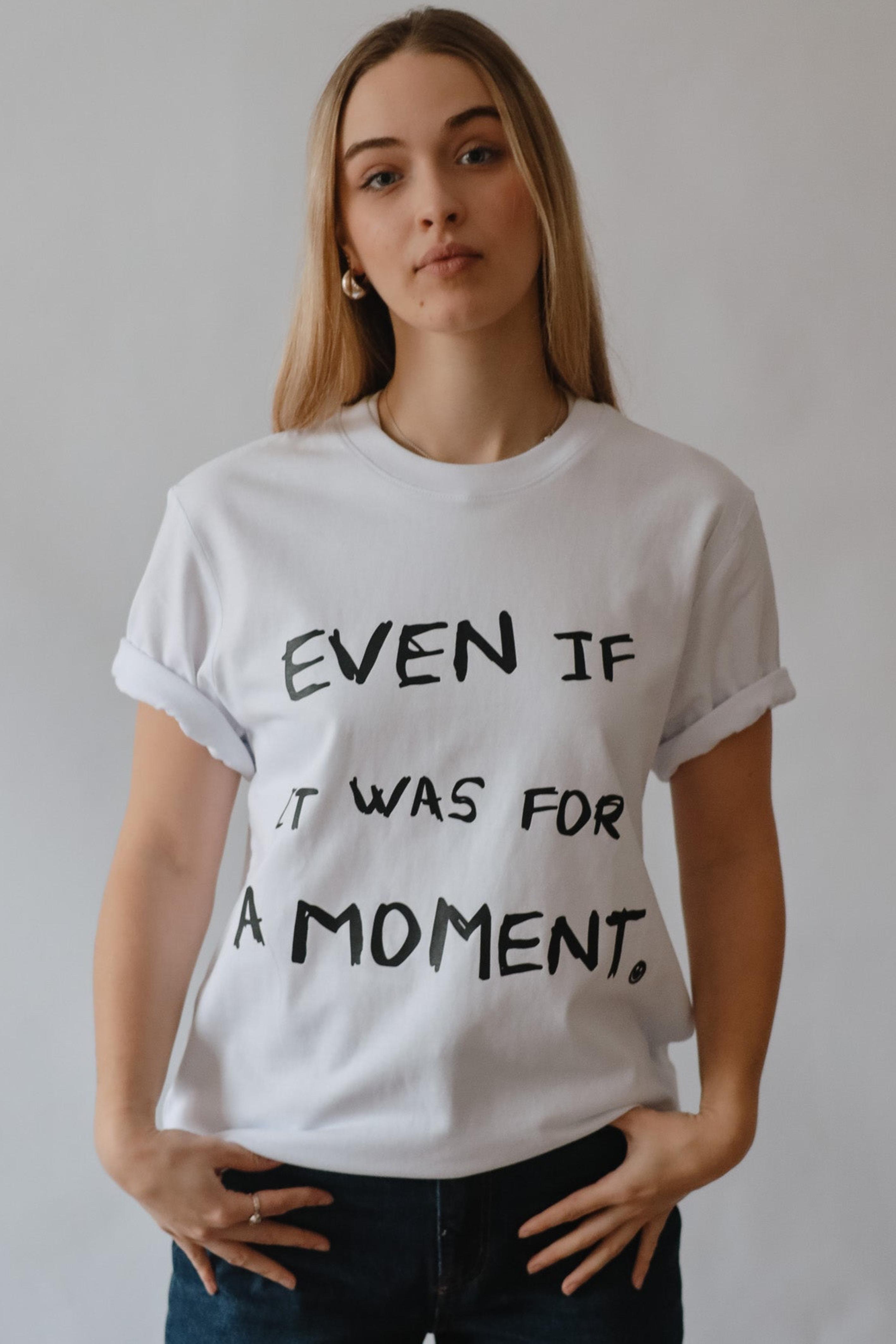 Shirt FOR A MOMENT white/ black