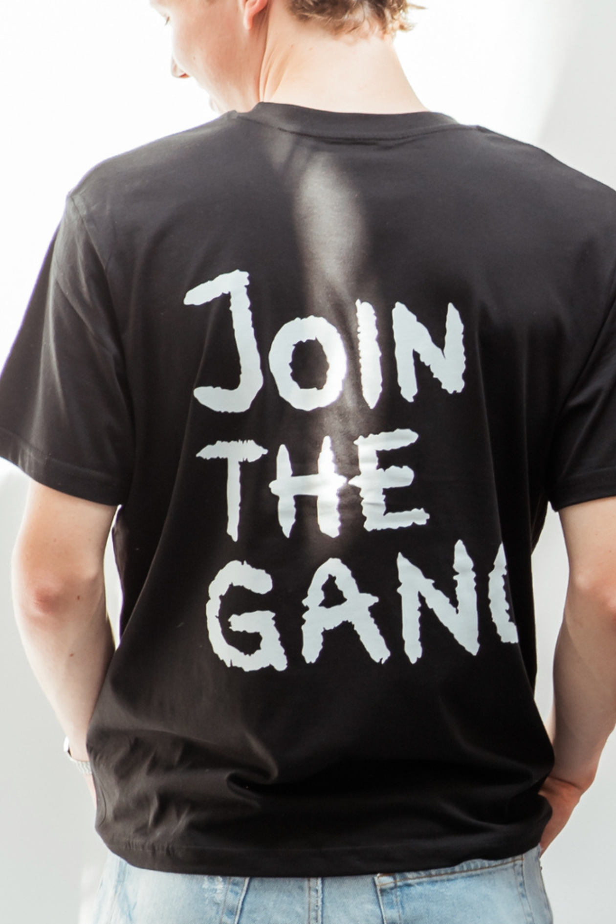 Shirt JOIN THE GANG black/ white