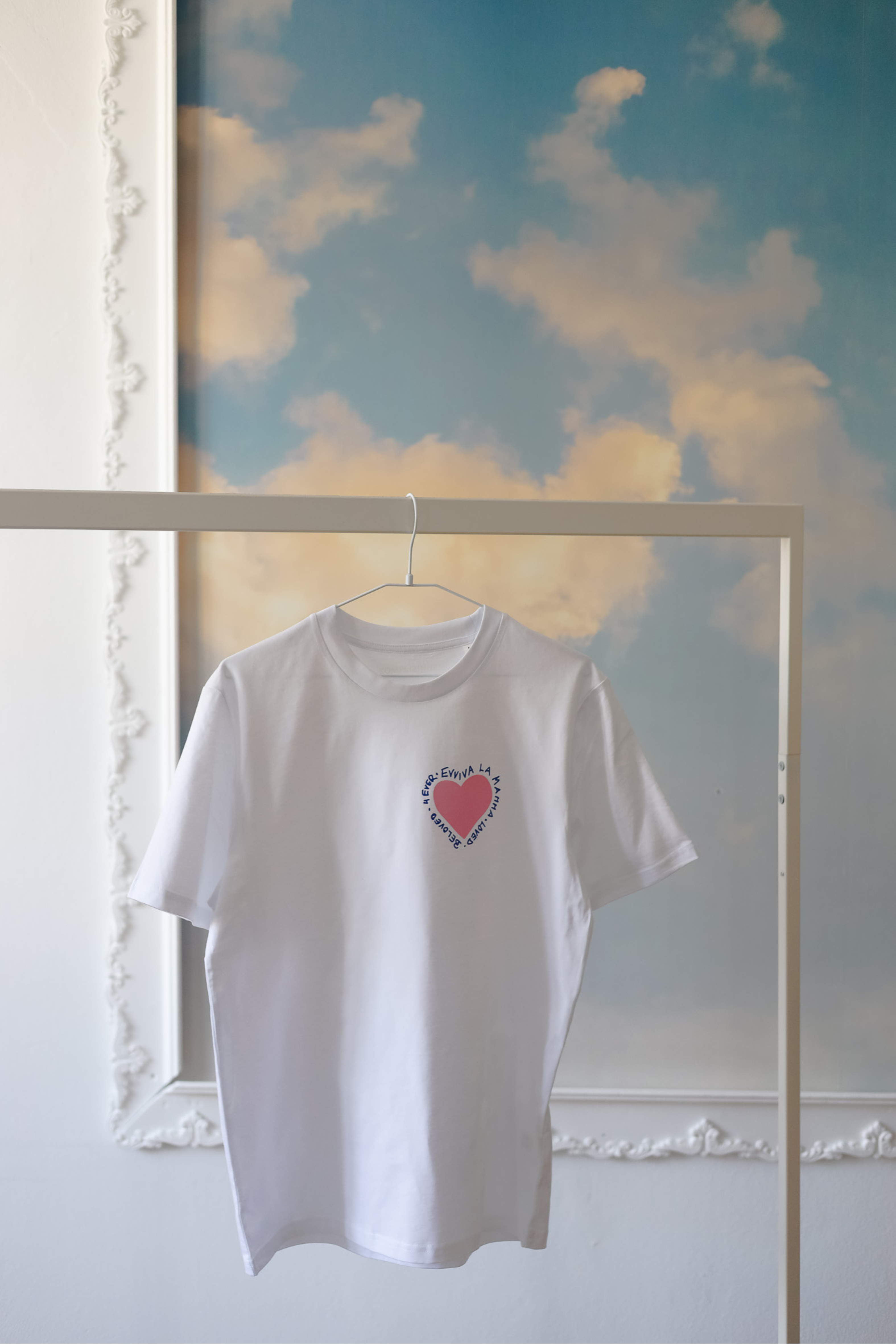 Shirt EVVIVA LA MAMMA white