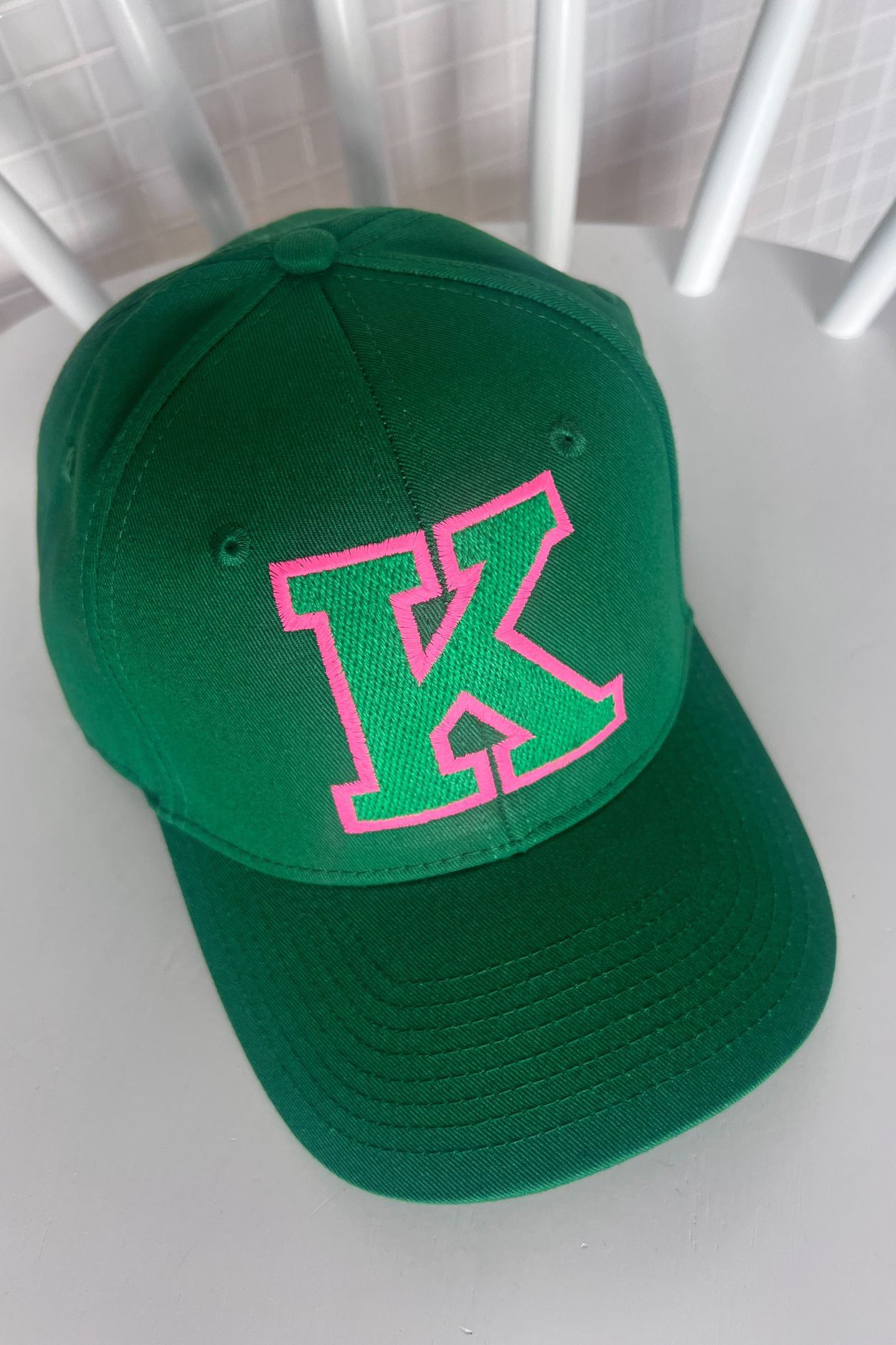 CAP K green/ neon-pink