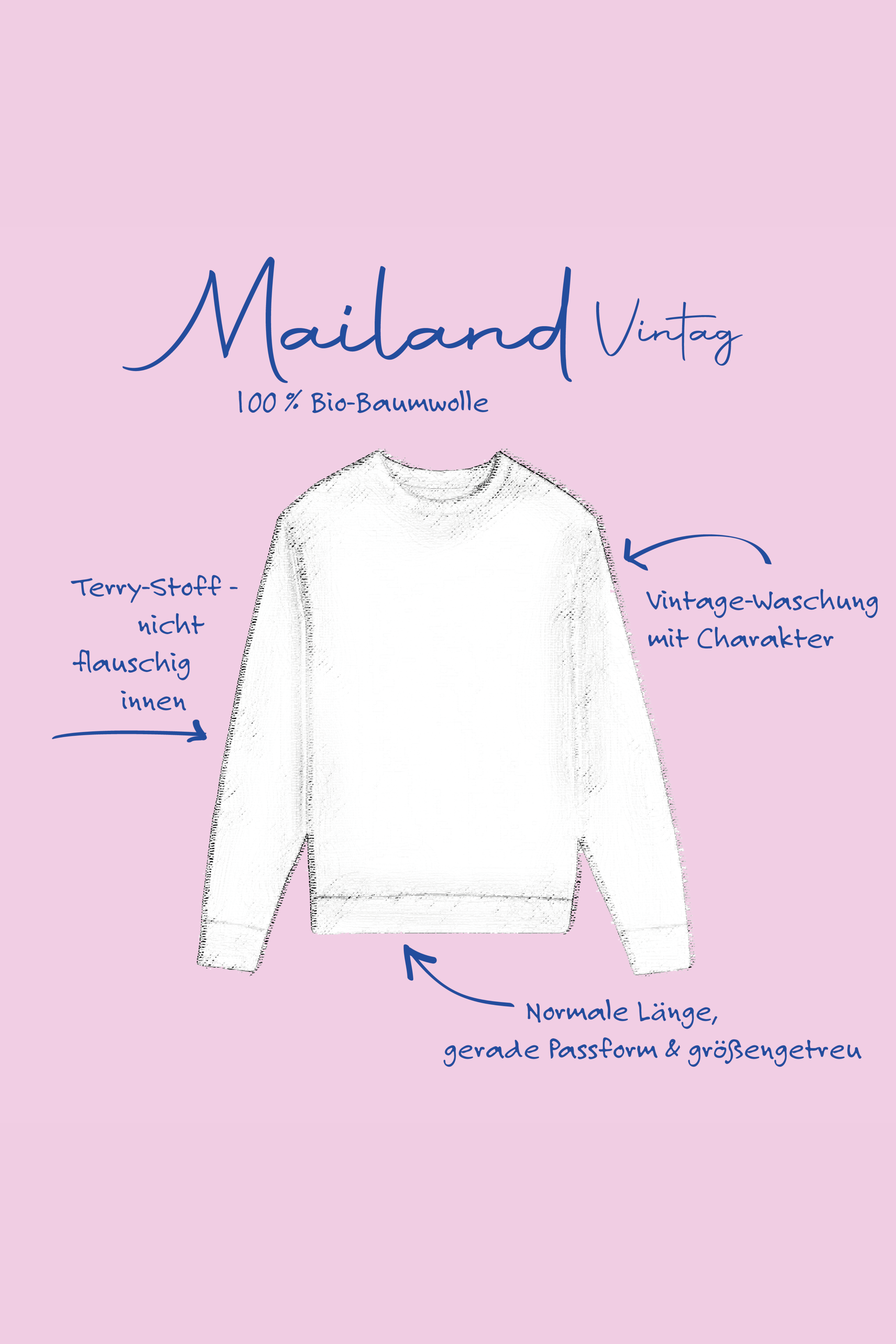 EVVIVA LA MAMMA Sweater skyblue