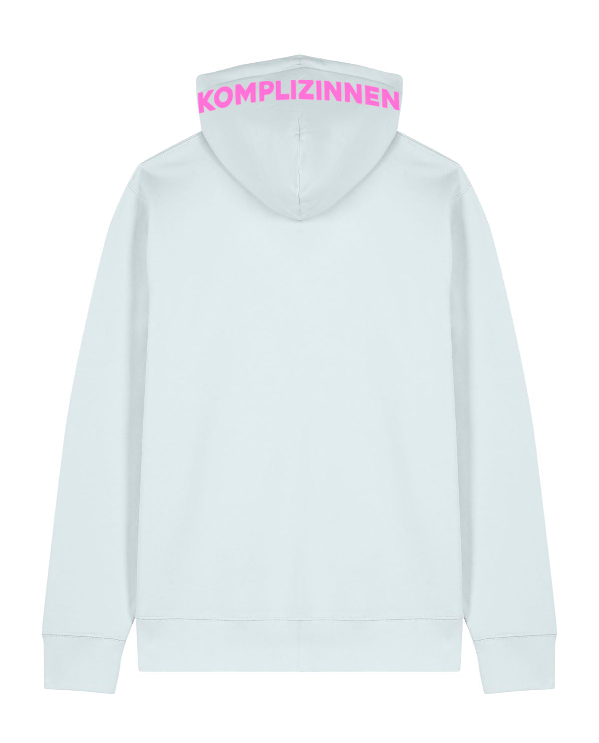 Smiley Hoodie 2.0 sky blue/ reflektive pink