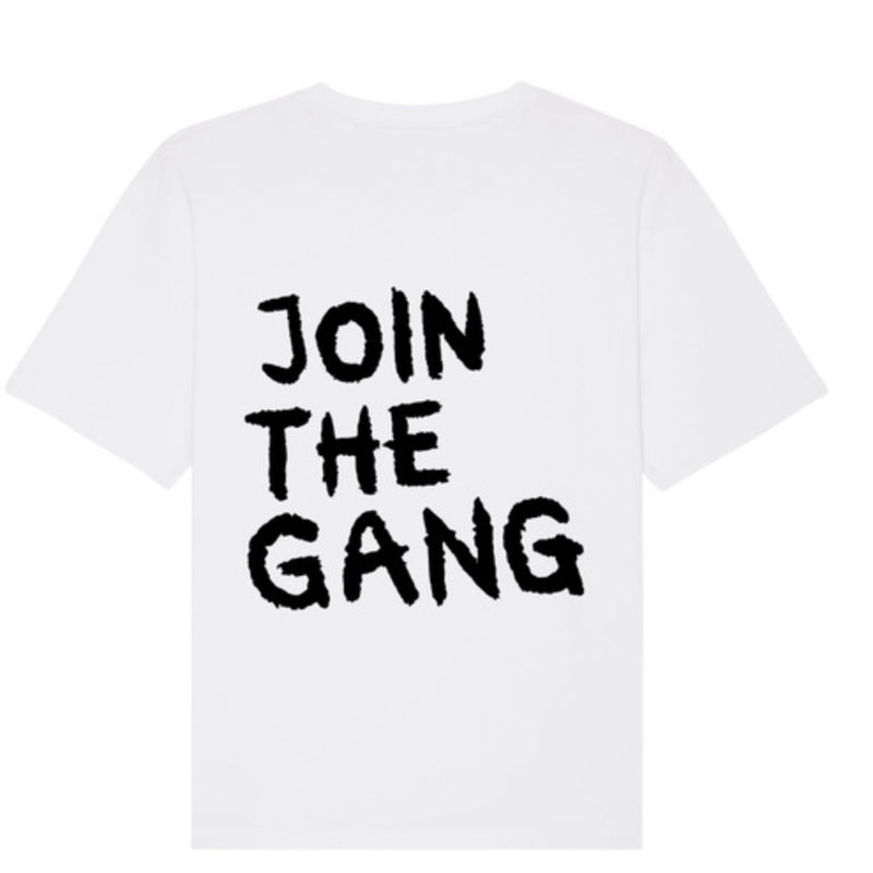 JOIN THE GANG Shirt white/ black
