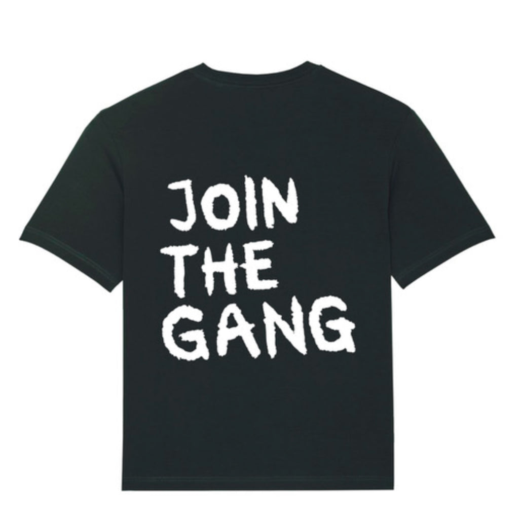 JOIN THE GANG Shirt black/ white