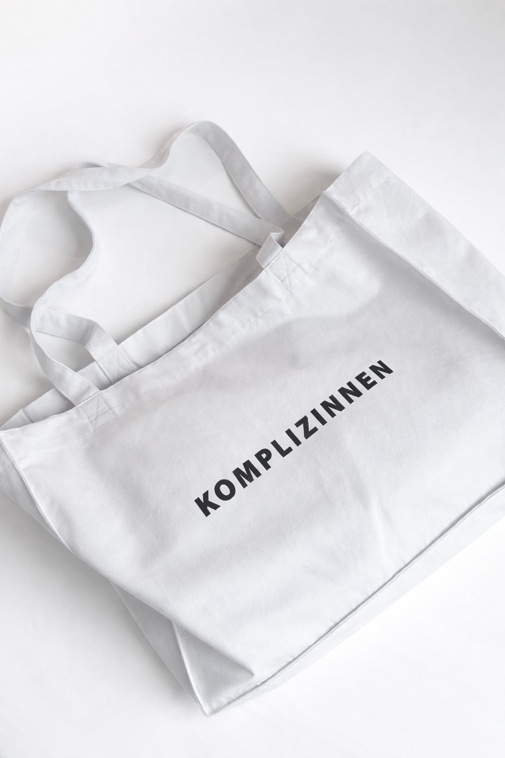Shopper KOMPLIZINNEN white/ black