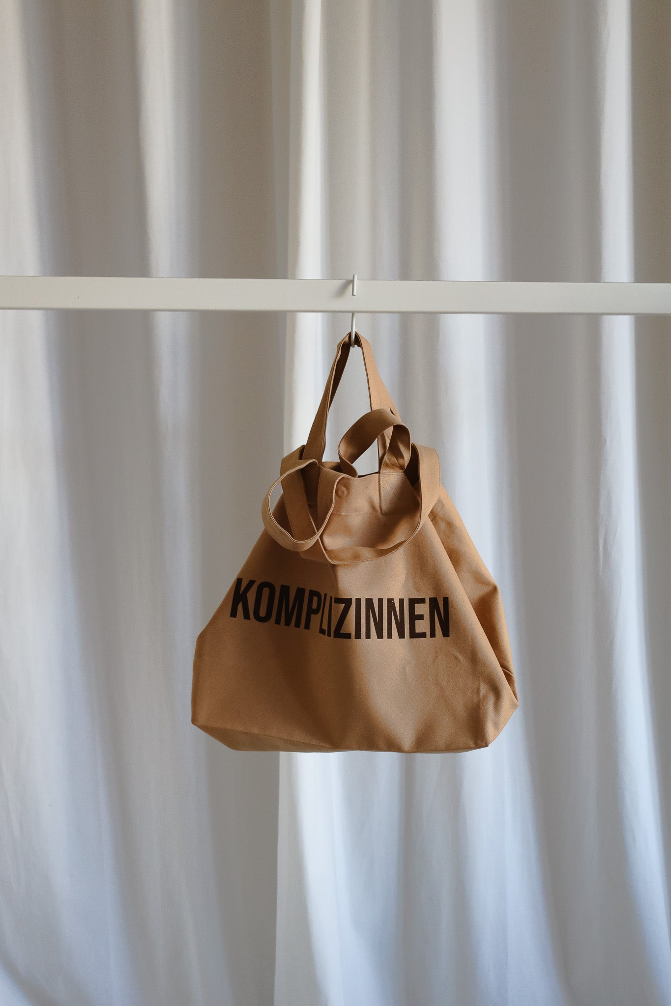 Shopper KOMPLIZINNEN cognac/ braun