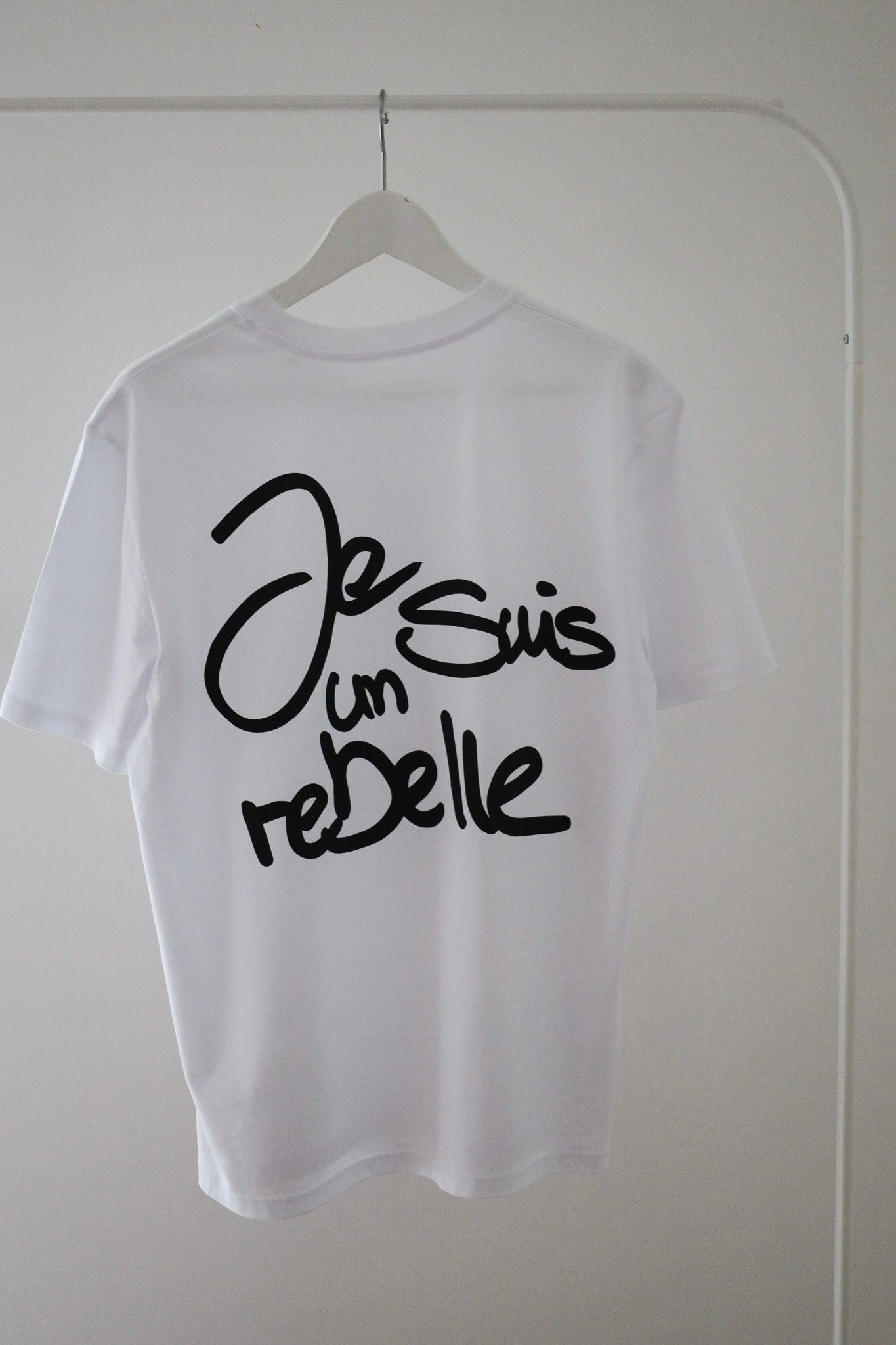 Shirt Männer UN REBELLE white/ black