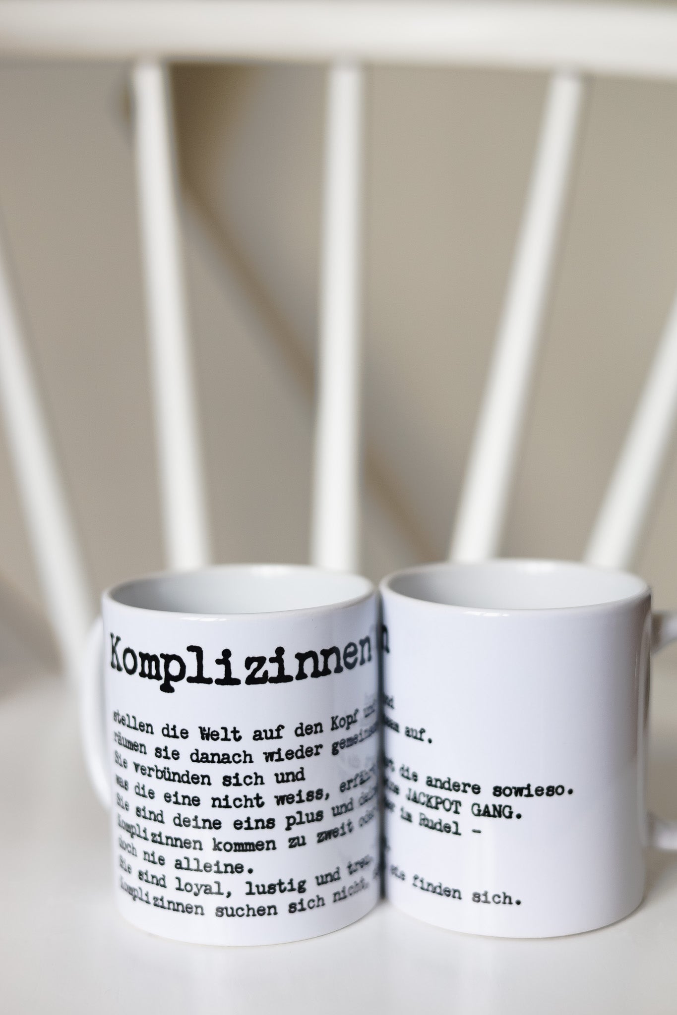 Tasse KOMPLIZINNEN TEXT