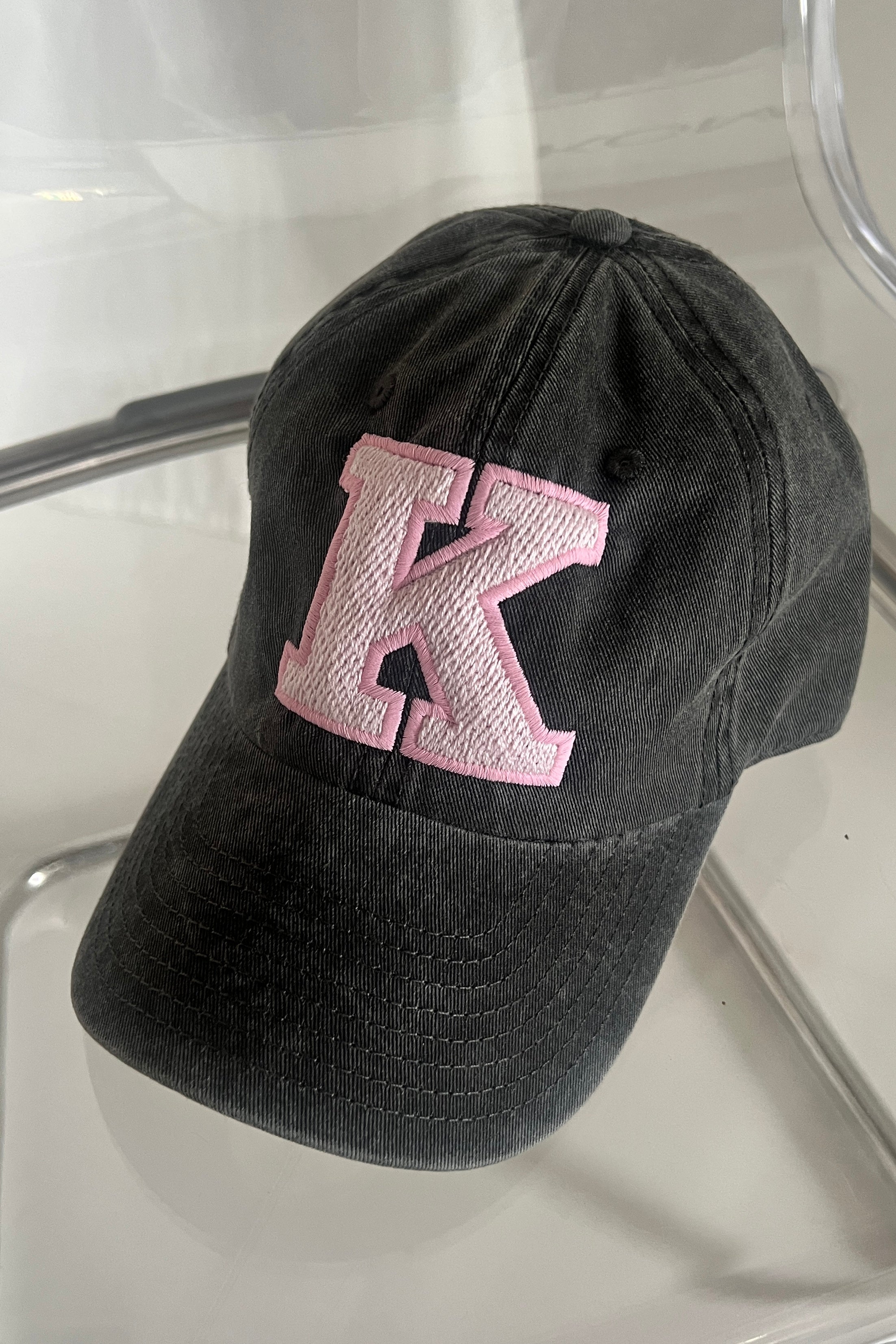 CAP K vint. grey/ light pink