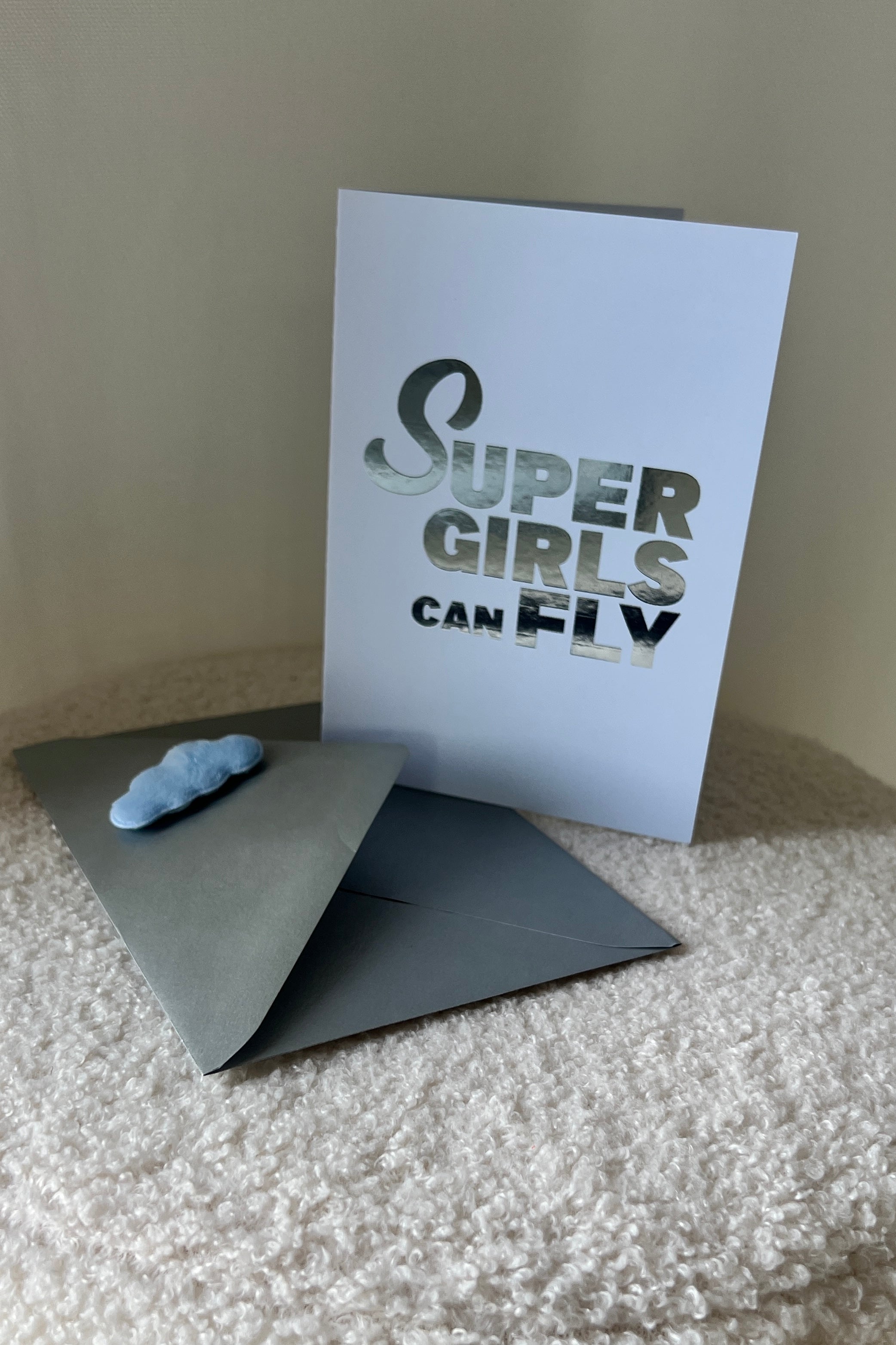Karte SUPERGIRLS silber