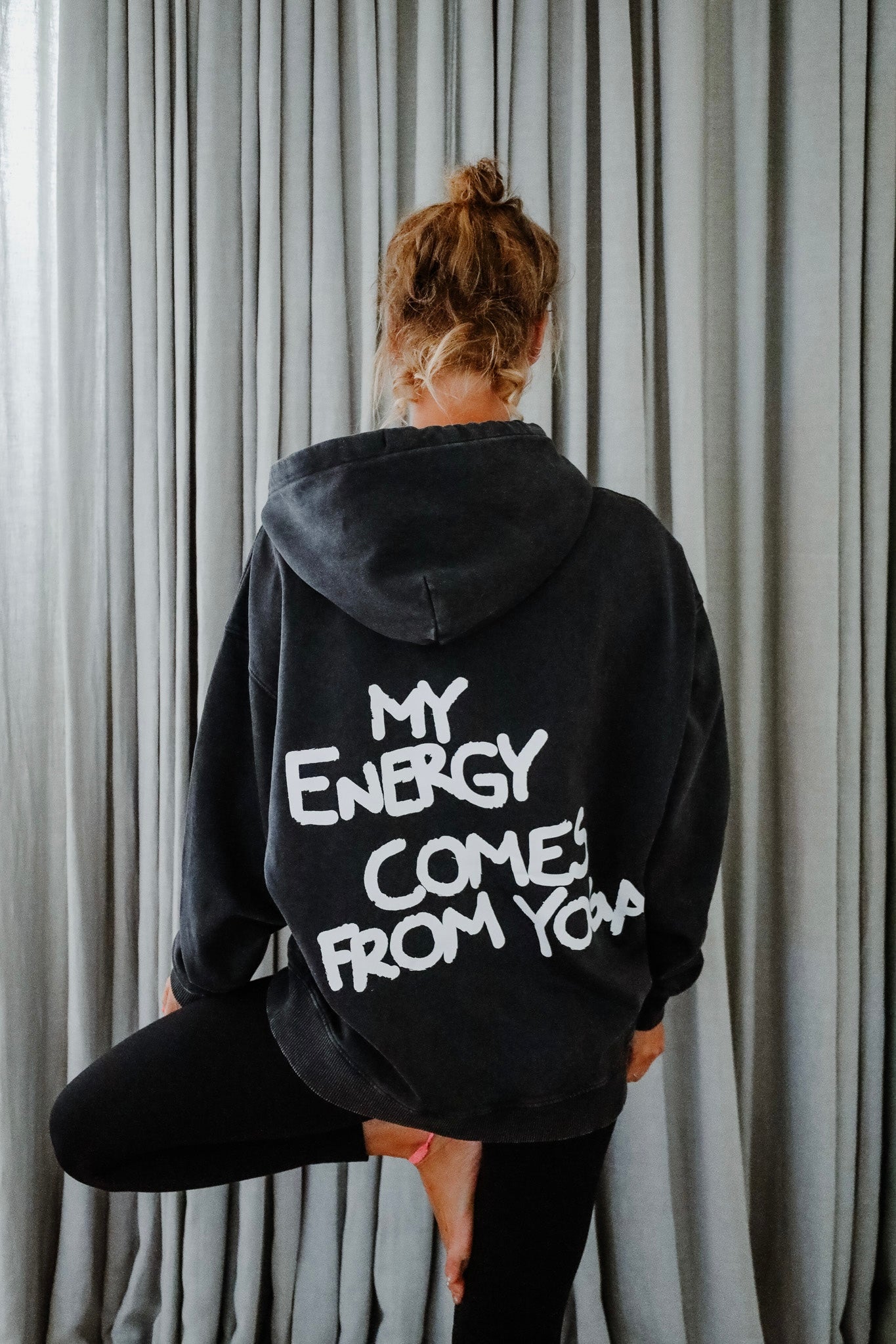 Hoodie ENERGY vintage black