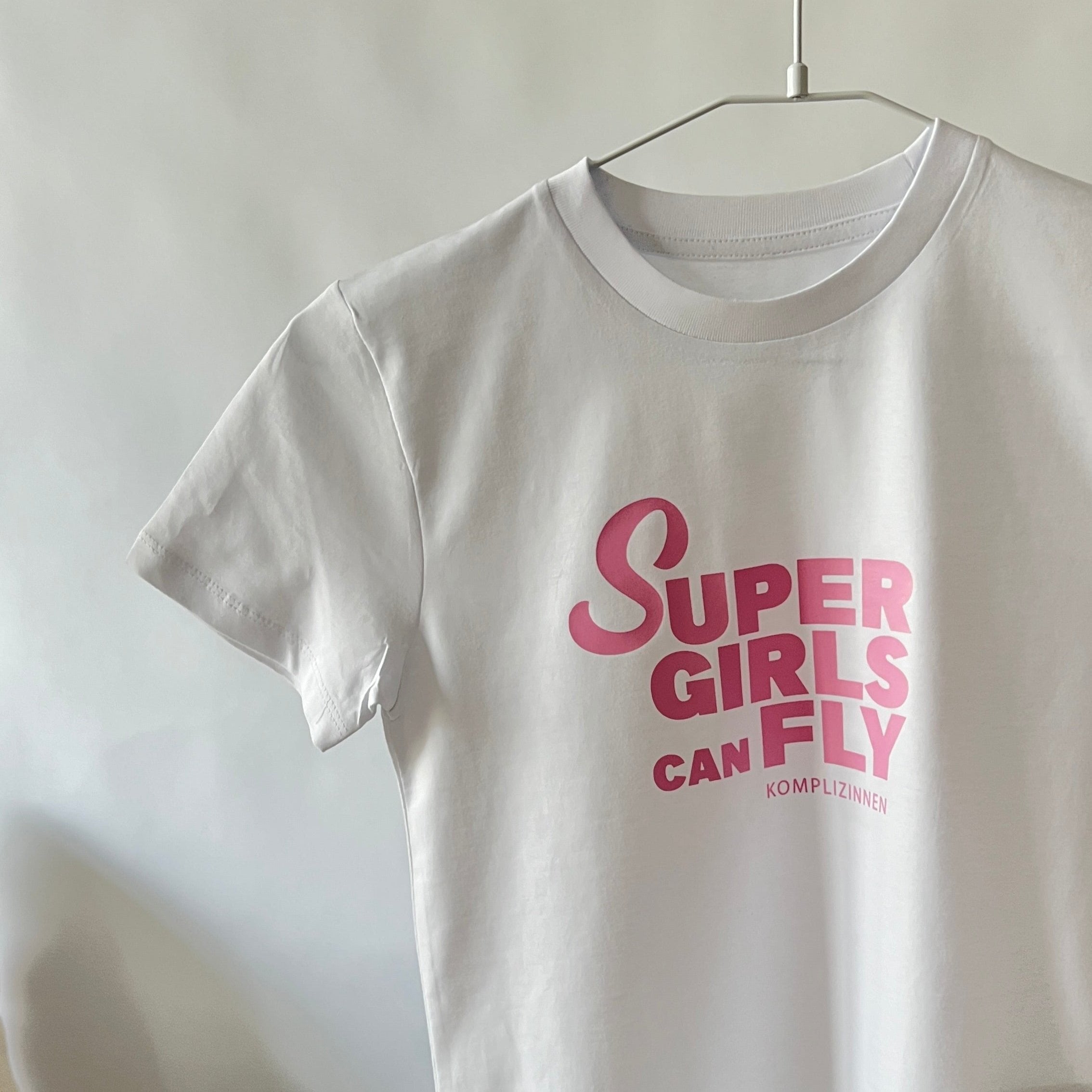 SUPERGIRLS Shirt weiß/ rosa