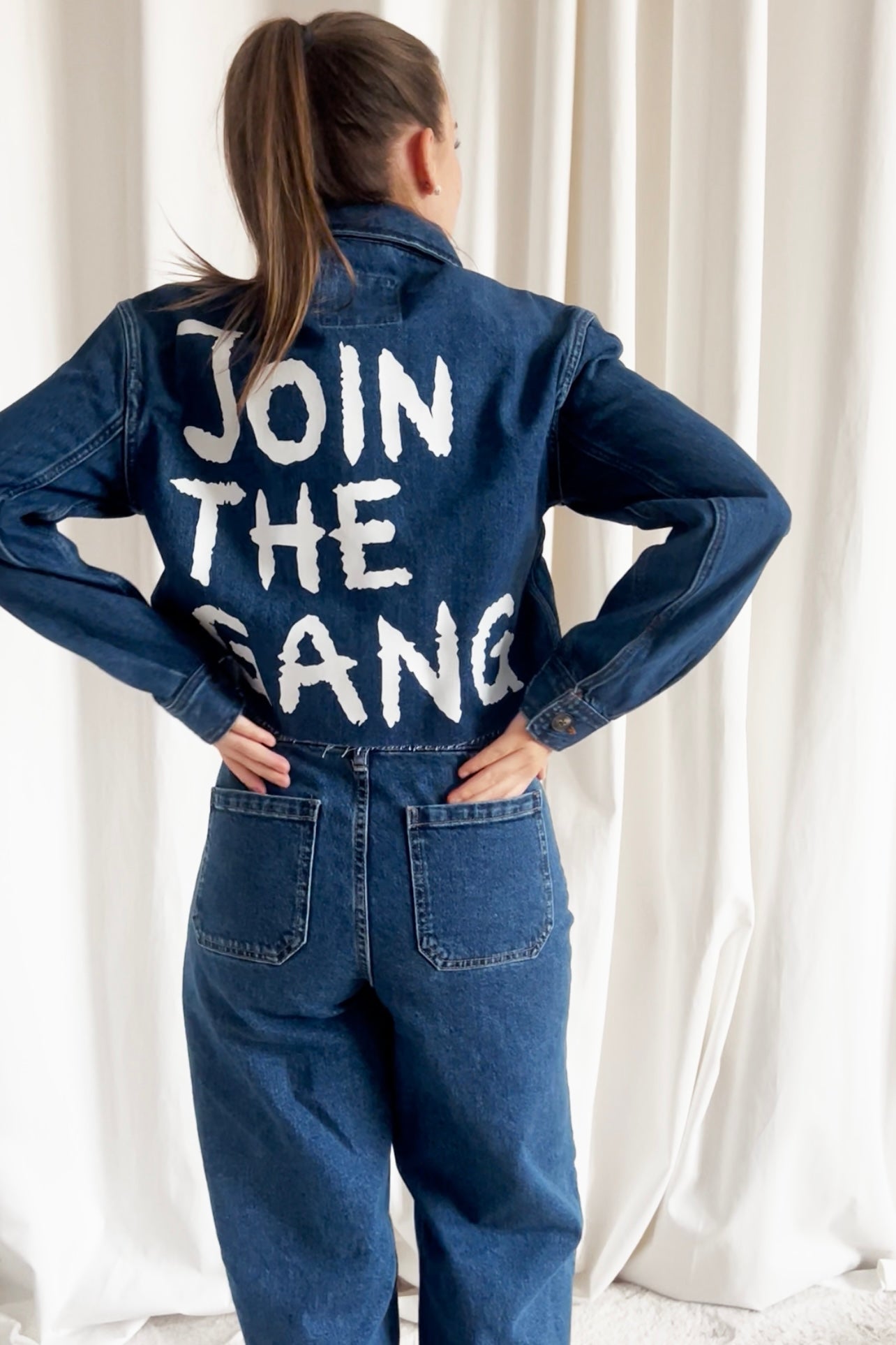 Jeans-Jacke JOIN THE GANG