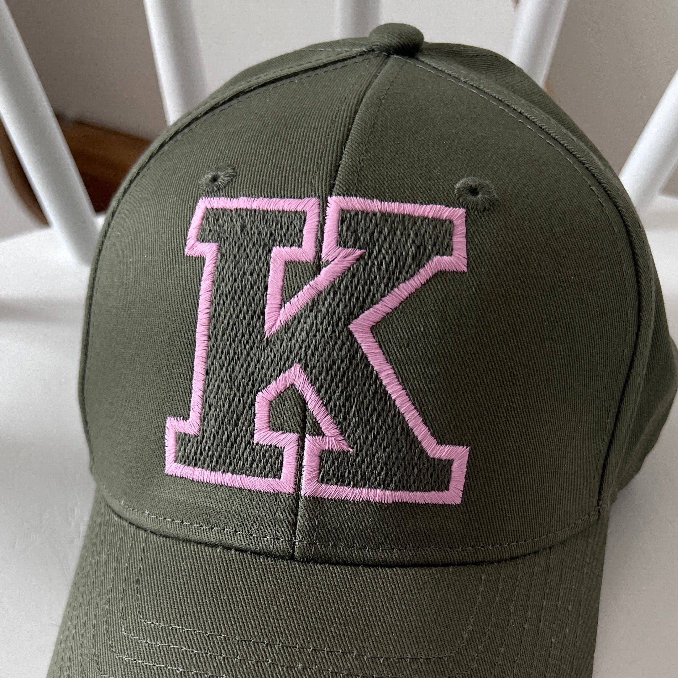 CAP K khaki/ rosa