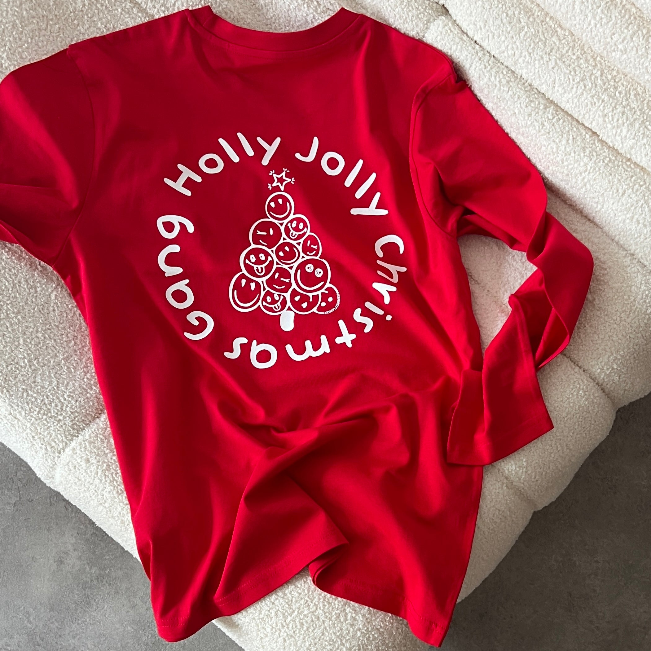 CHRISTMAS GANG Longsleeve Shirt red