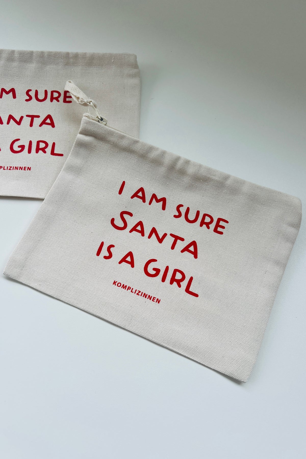 Pouch SANTA IS A GIRL