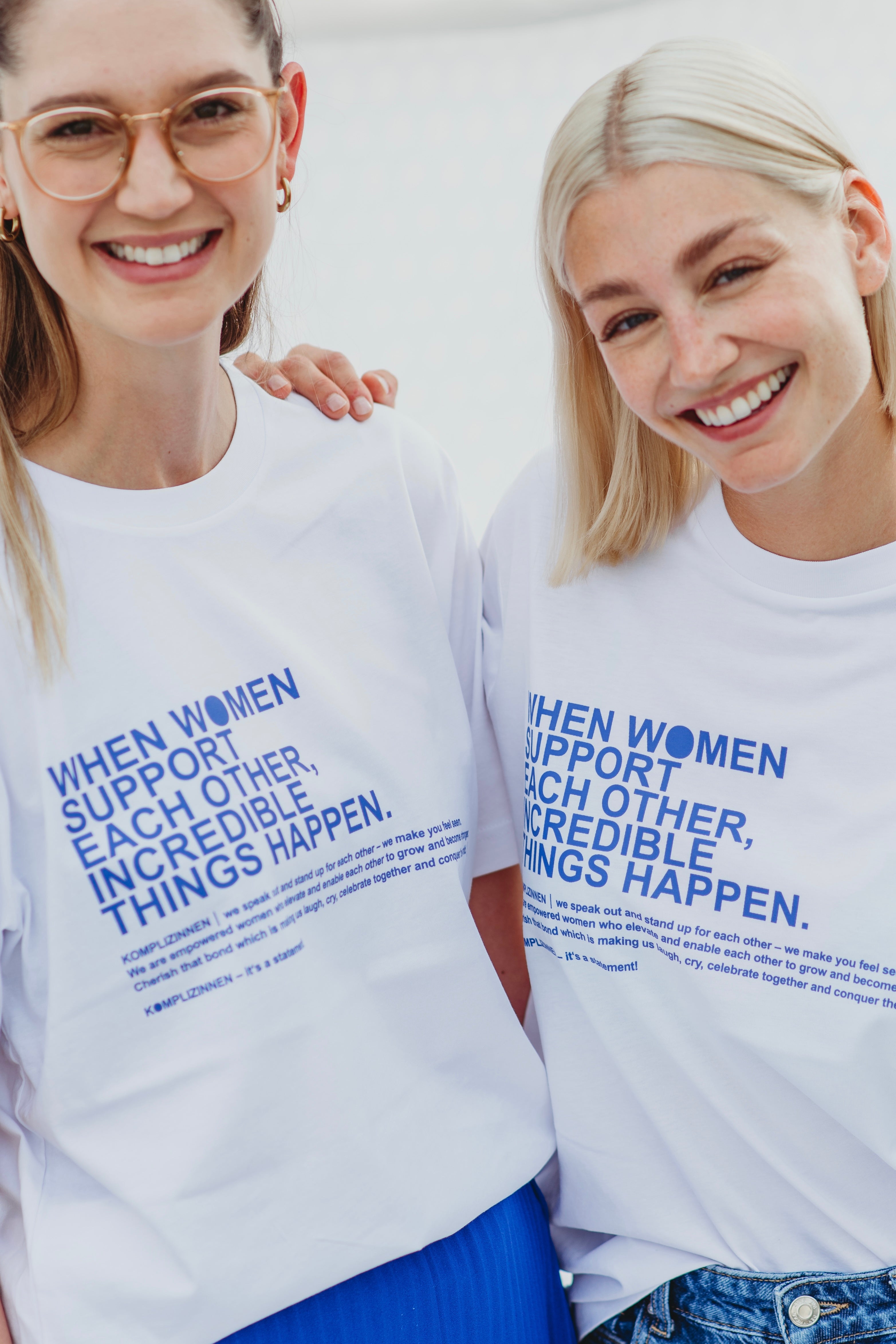 Shirt WOMEN white/ blue