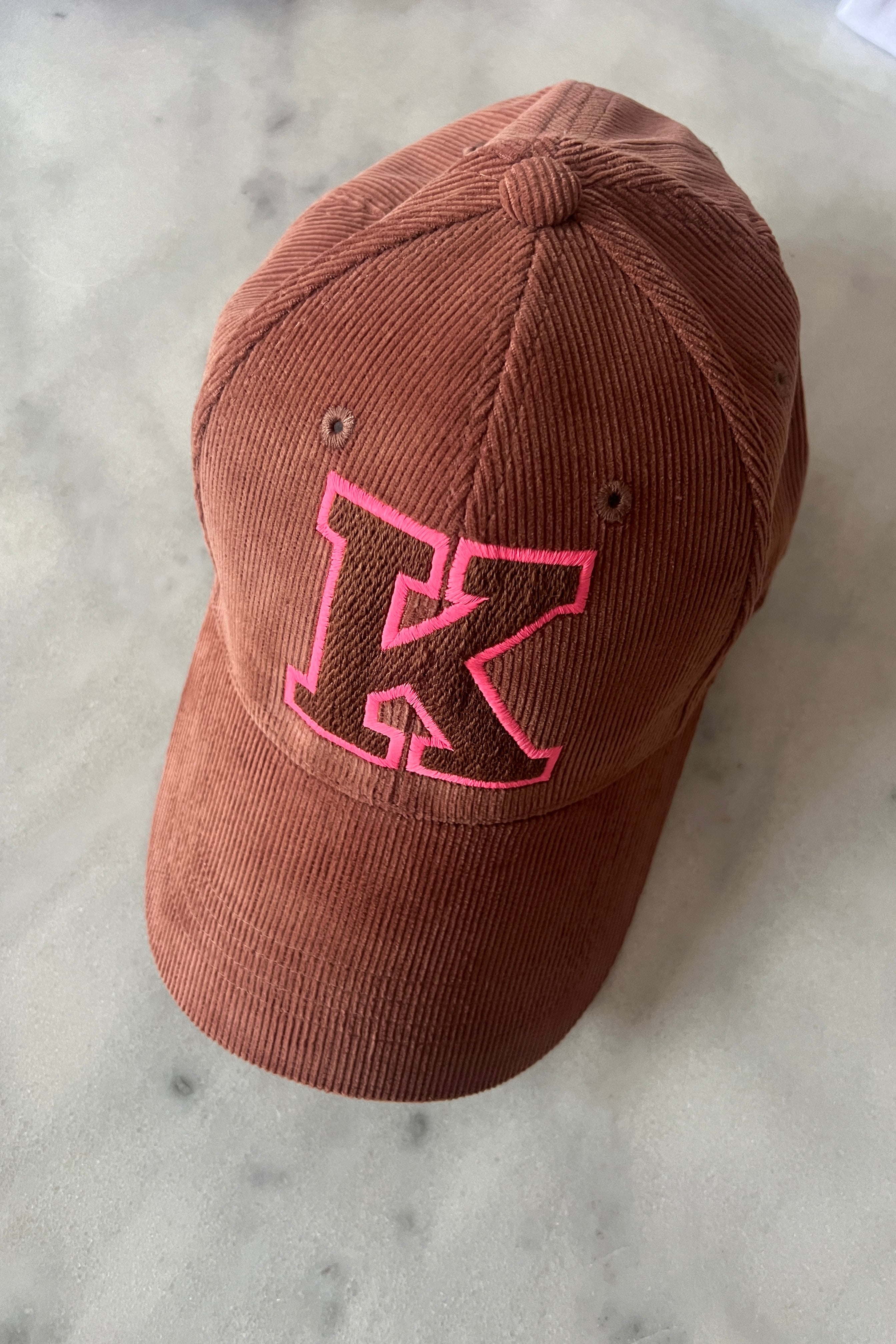 CAP K Cord rost/ neon pink