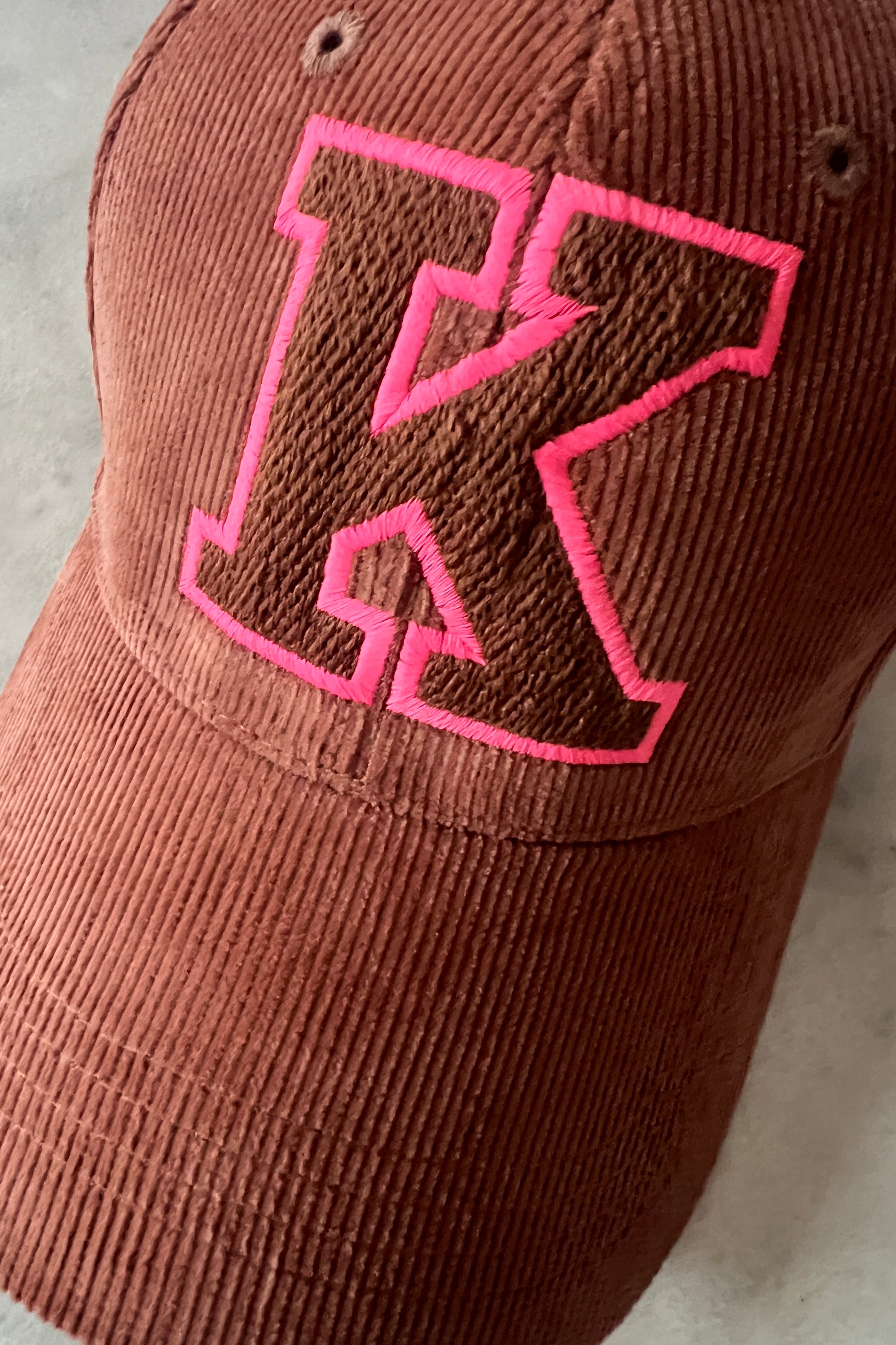 CAP K Cord rost/ neon pink