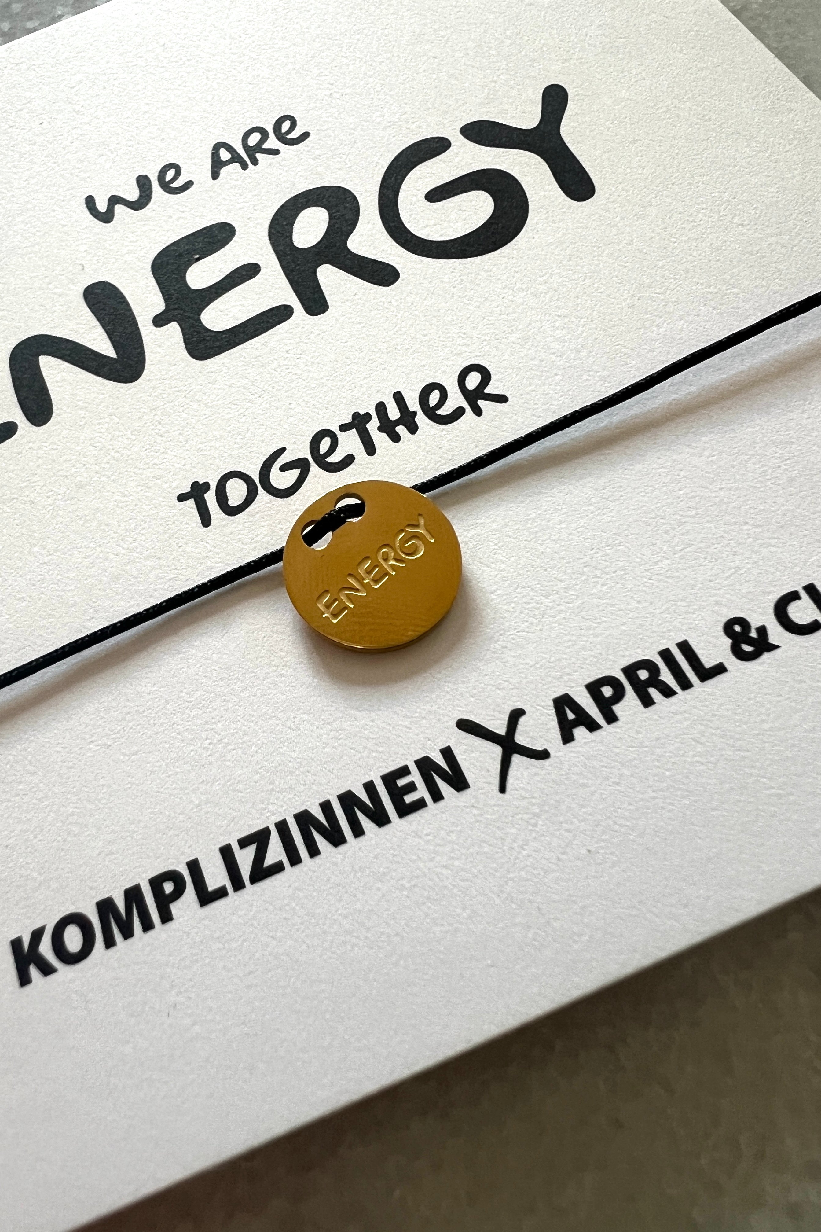 Armband ENERGY X APRIL & CLOUD black