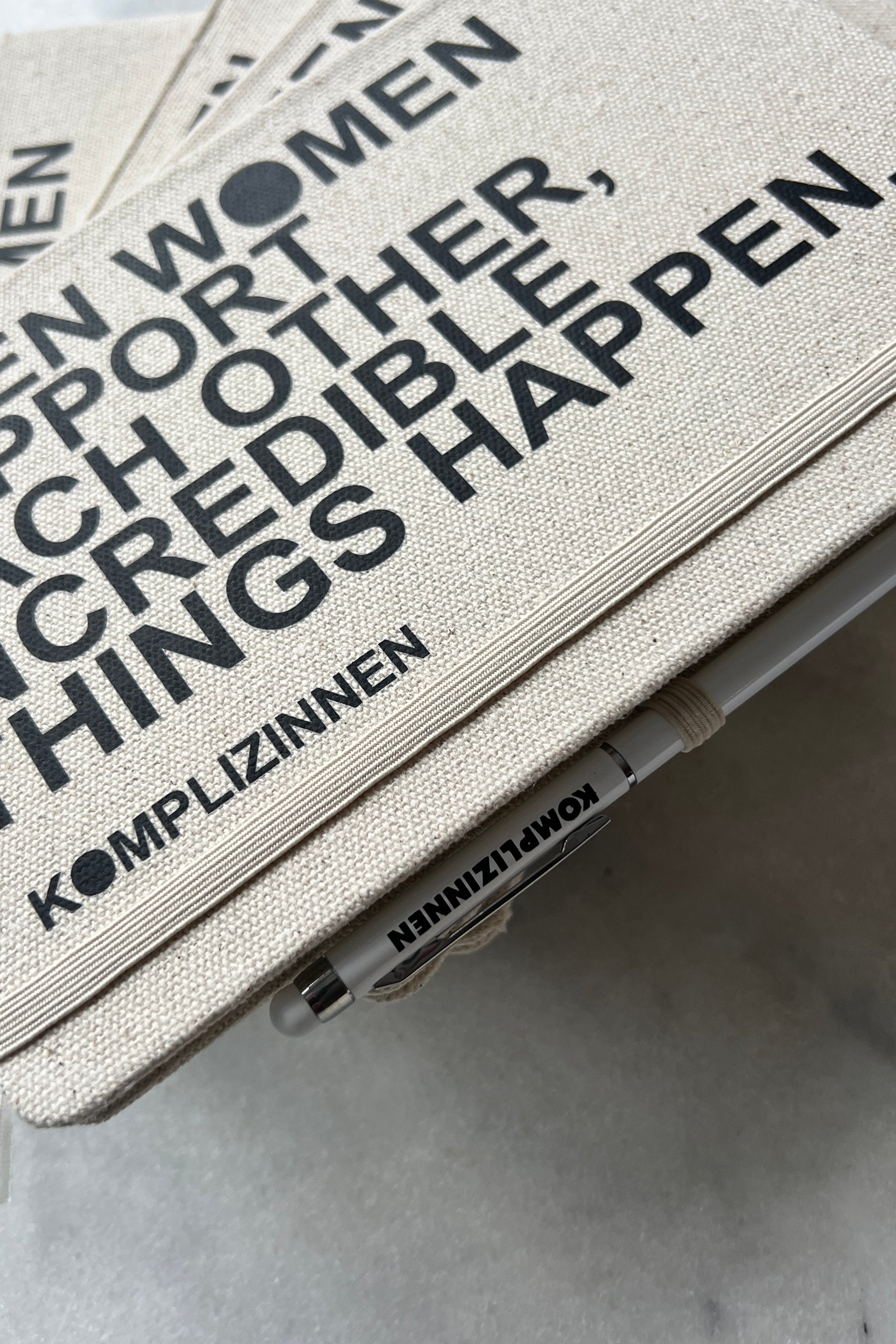 WOMEN Notebook beige/ black