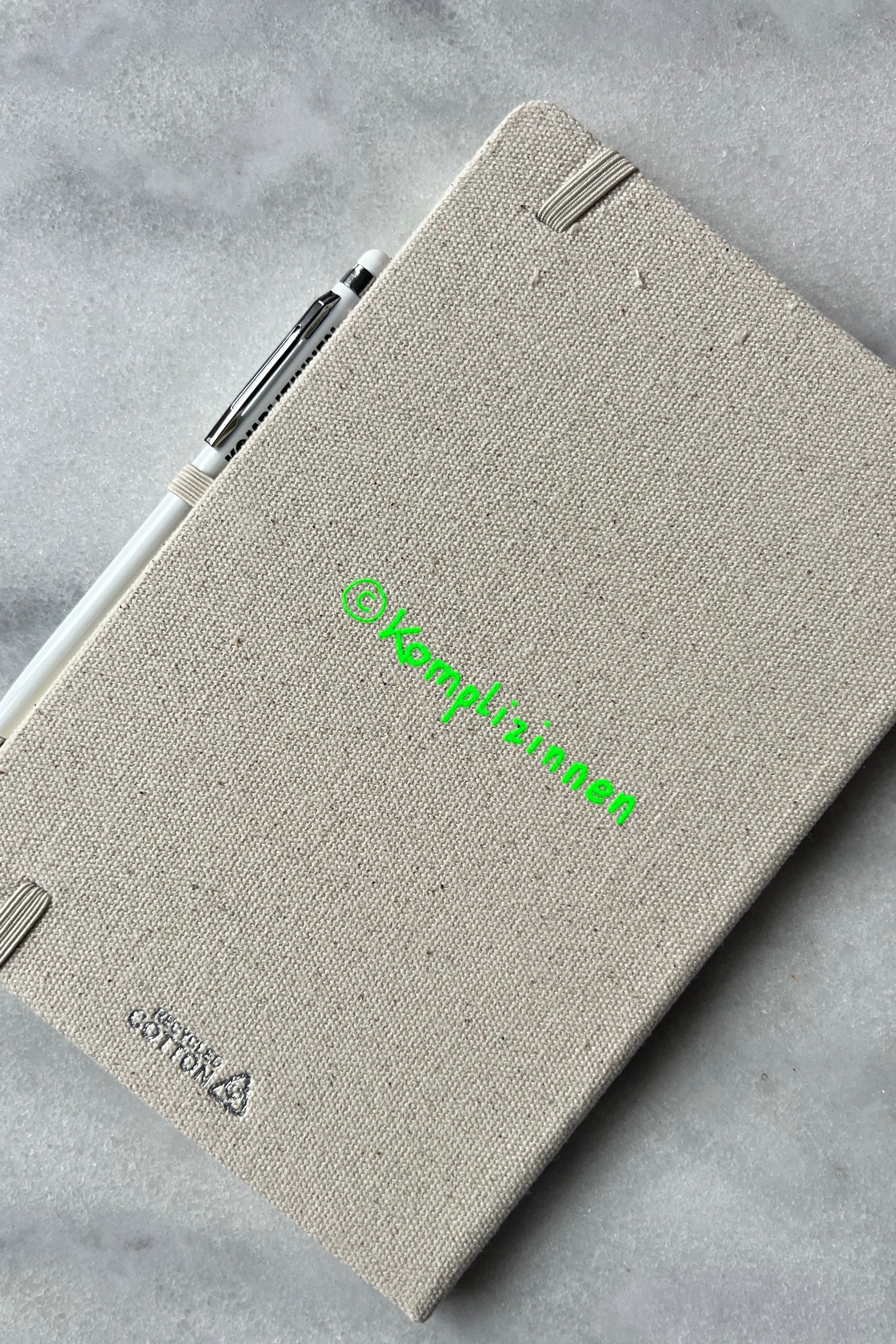 OFFLINE Notebook beige/ neon green
