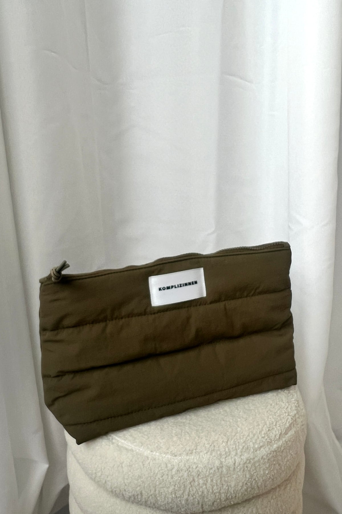 Cosmetic Pillow Bag KOMPLIZINNEN green