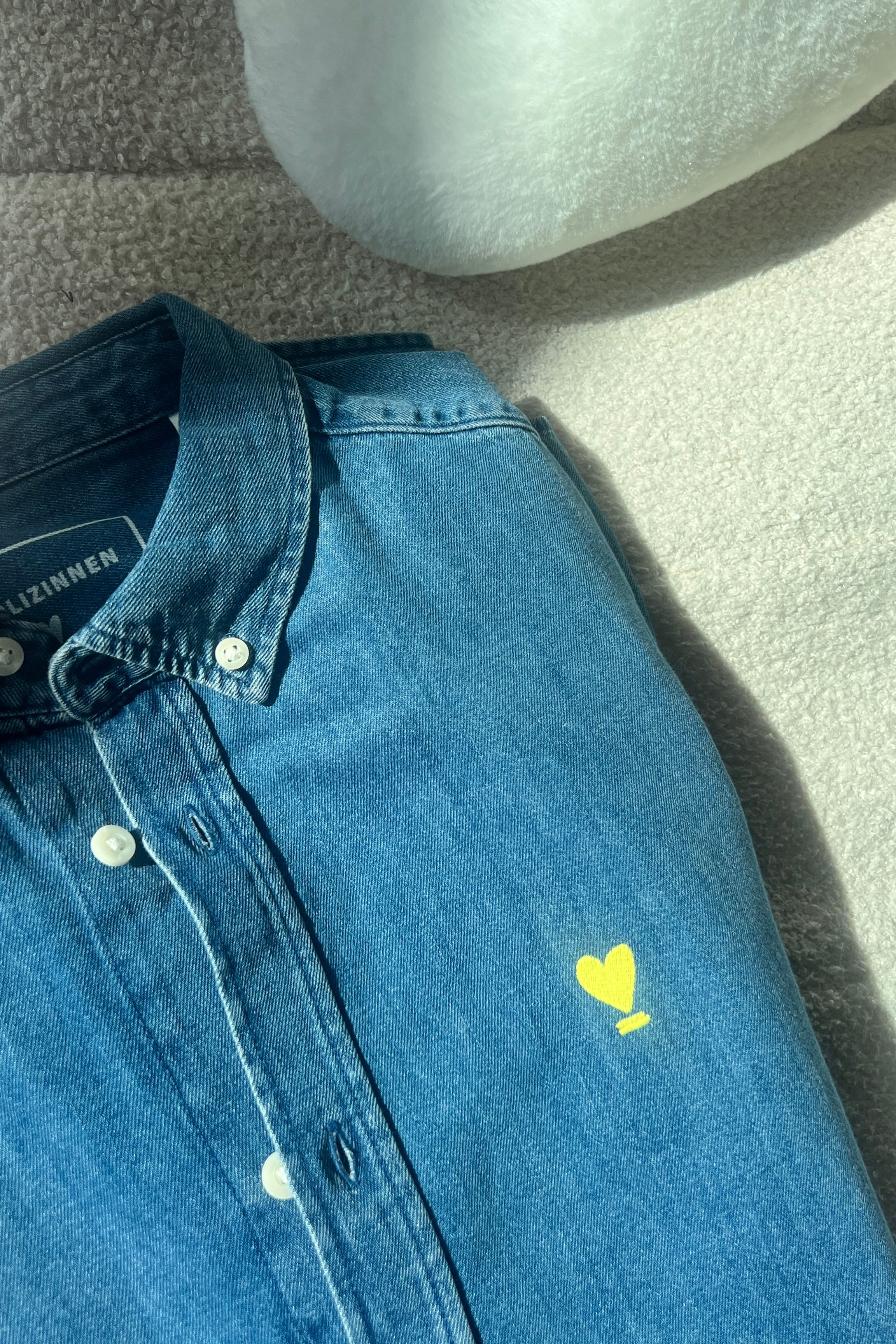 Denim Hemd WE LIFT LOVE
