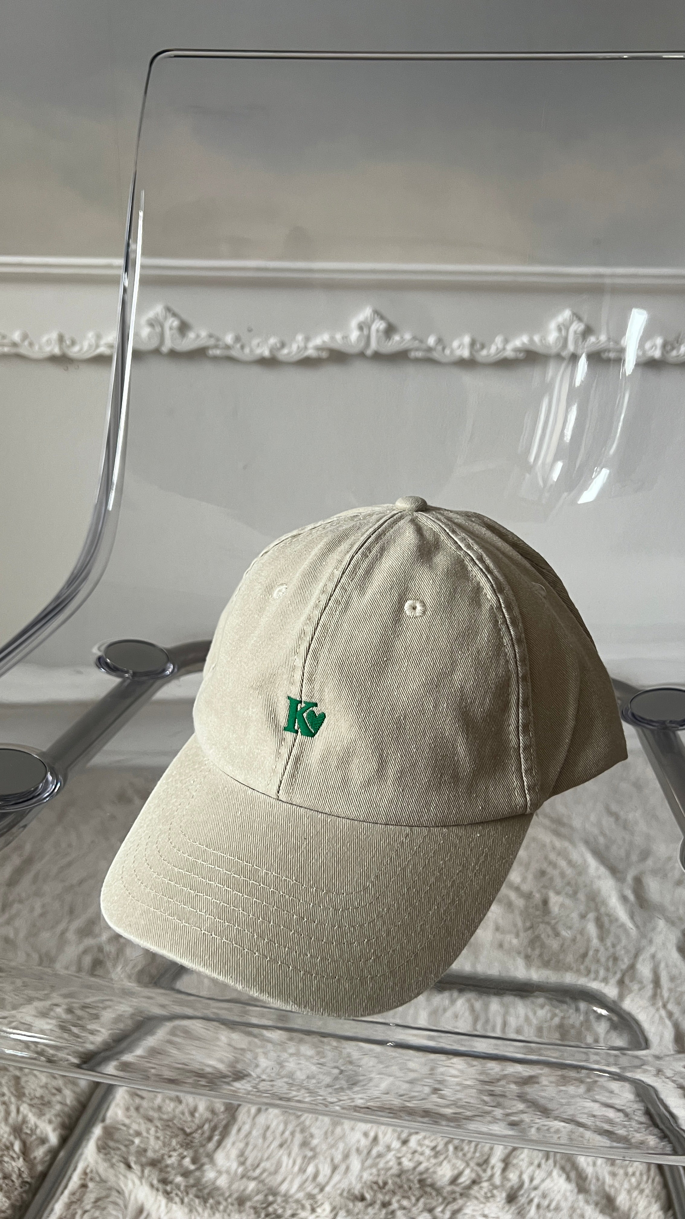 CAP K Love vintage beige/ green