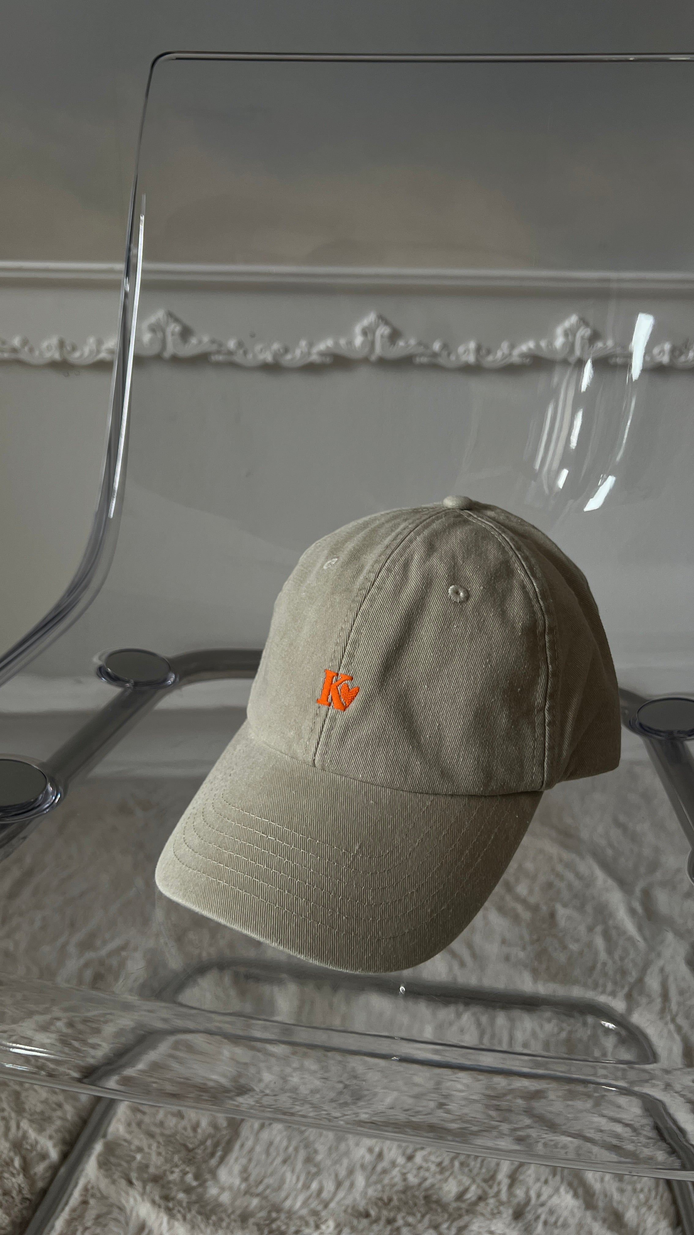 CAP K Love vintage beige/ orange