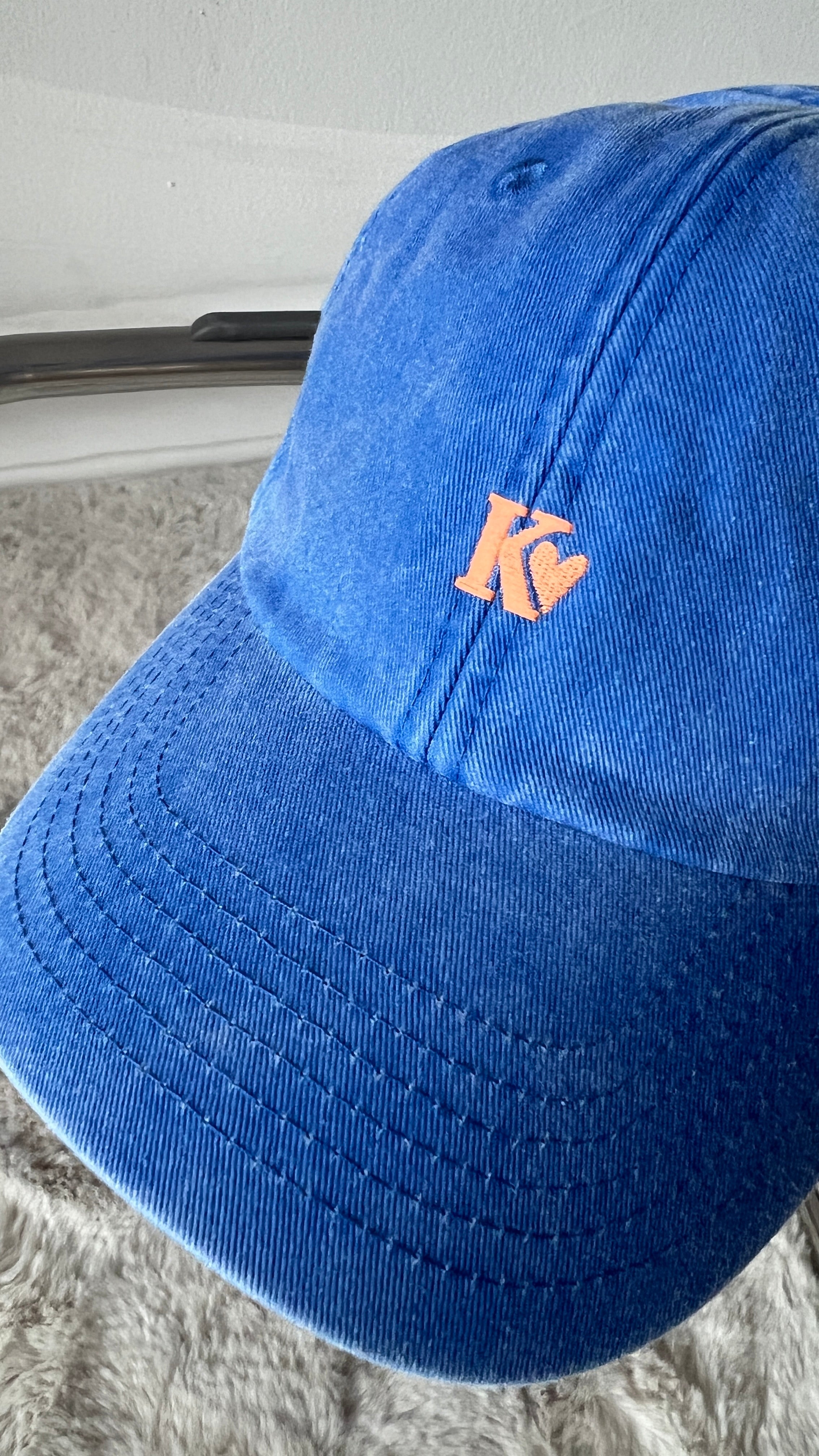 CAP K Love vintage blue/ peach