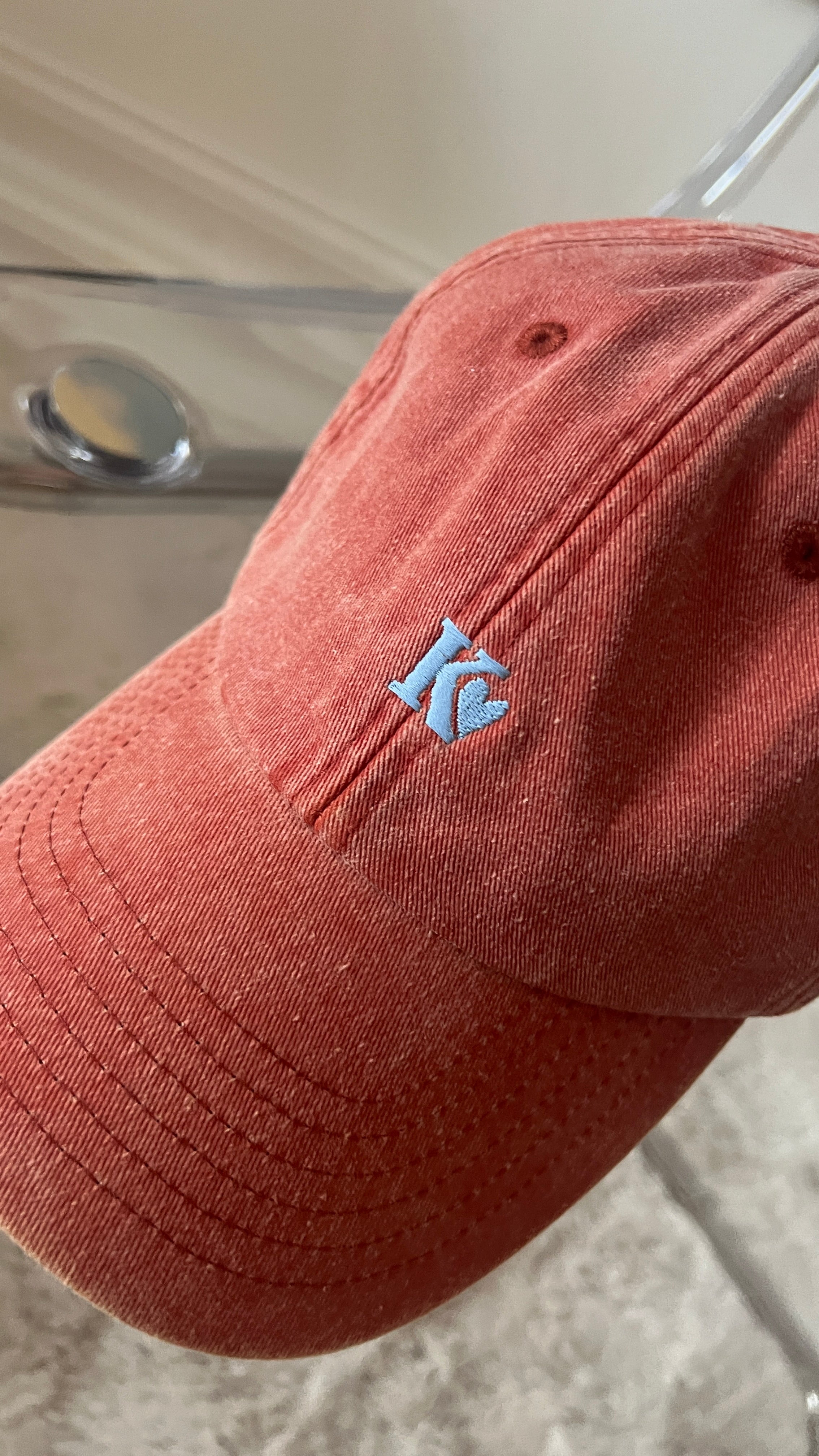 CAP K Love vintage red/ sky blue