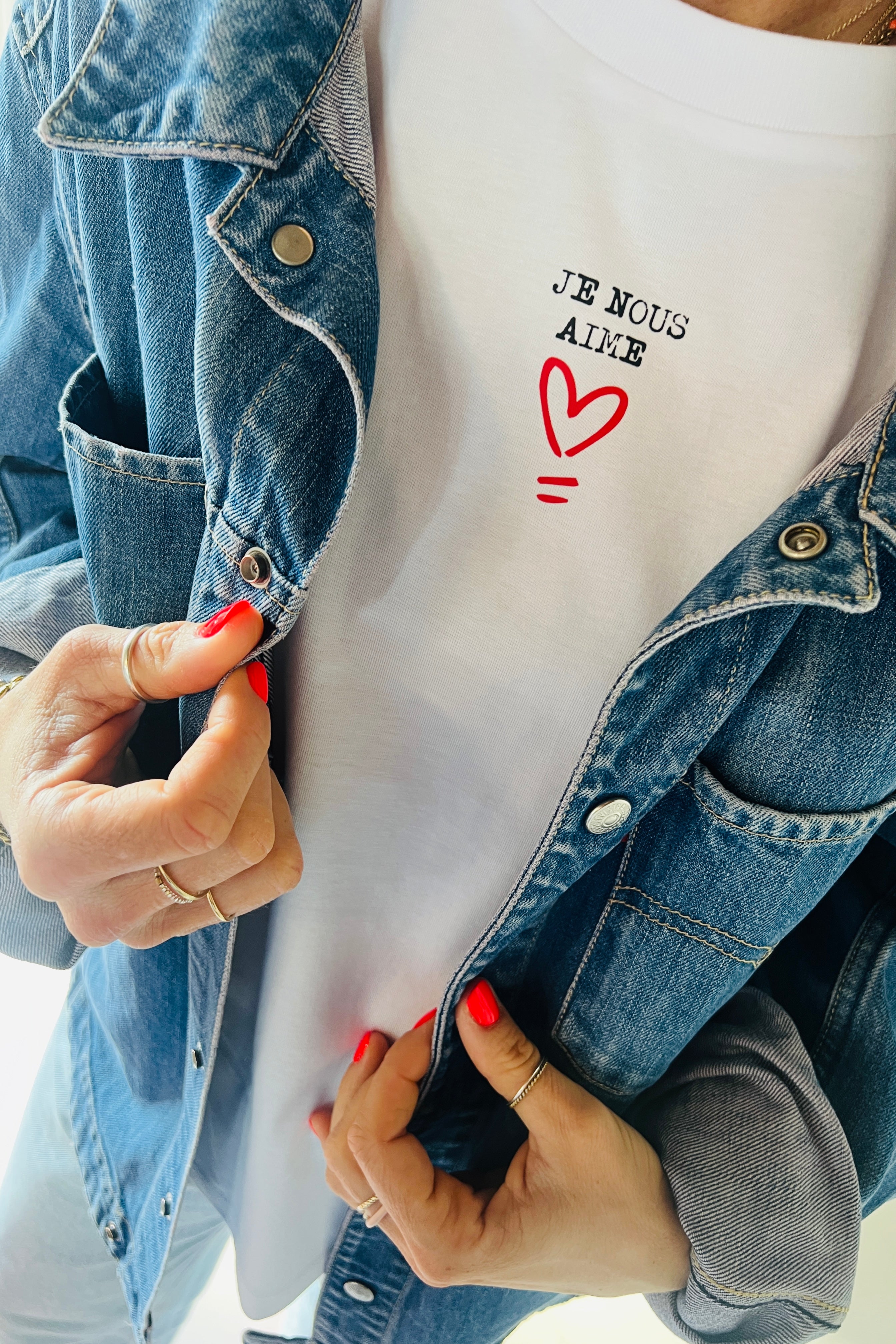Shirt JE NOUS AIME