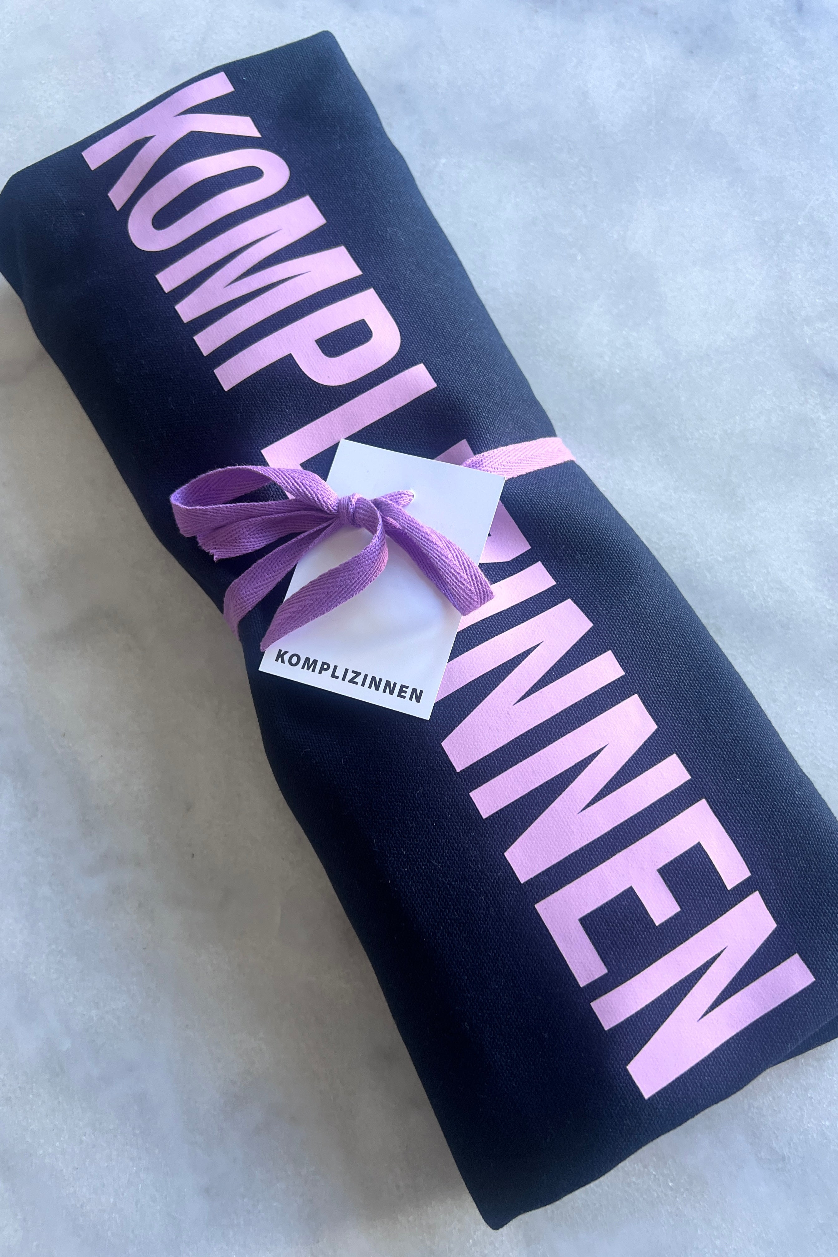Shopper KOMPLIZINNEN navy/ rosé