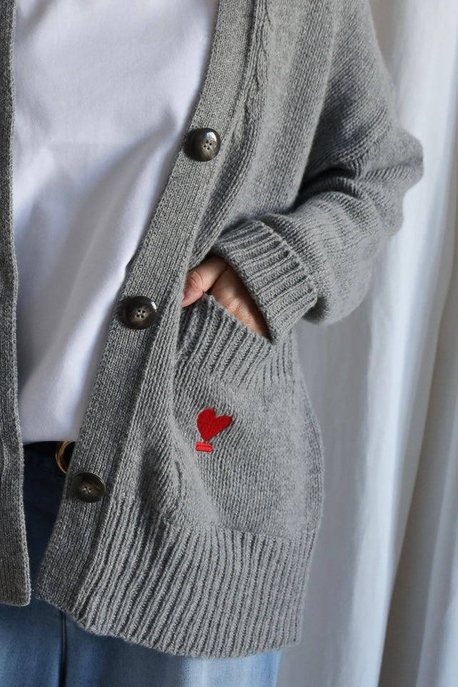 Cardigan WE LIFT LOVE grey