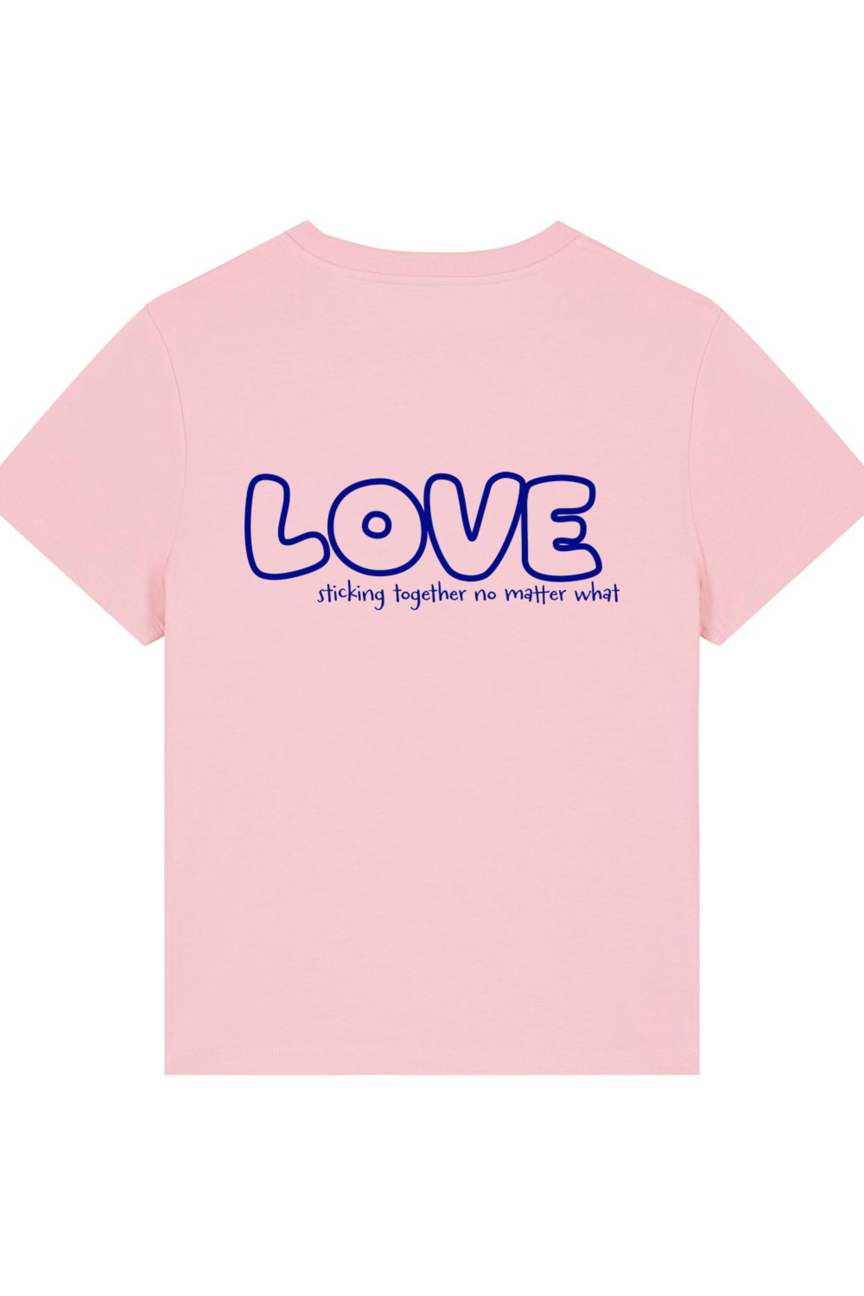 Shirt CREWLOVE more than two pink/ blue