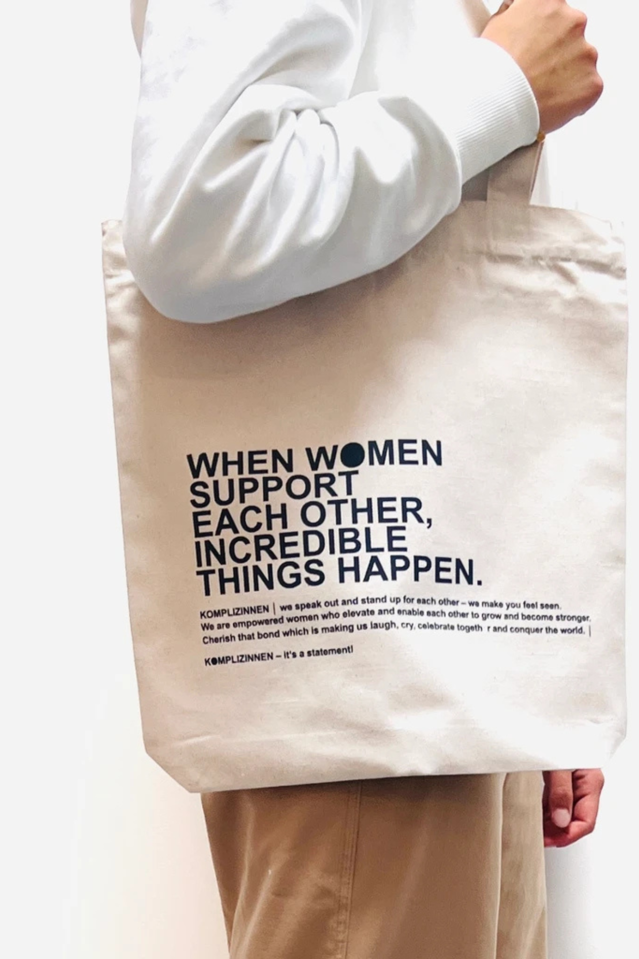 Bag Women off-white/ black