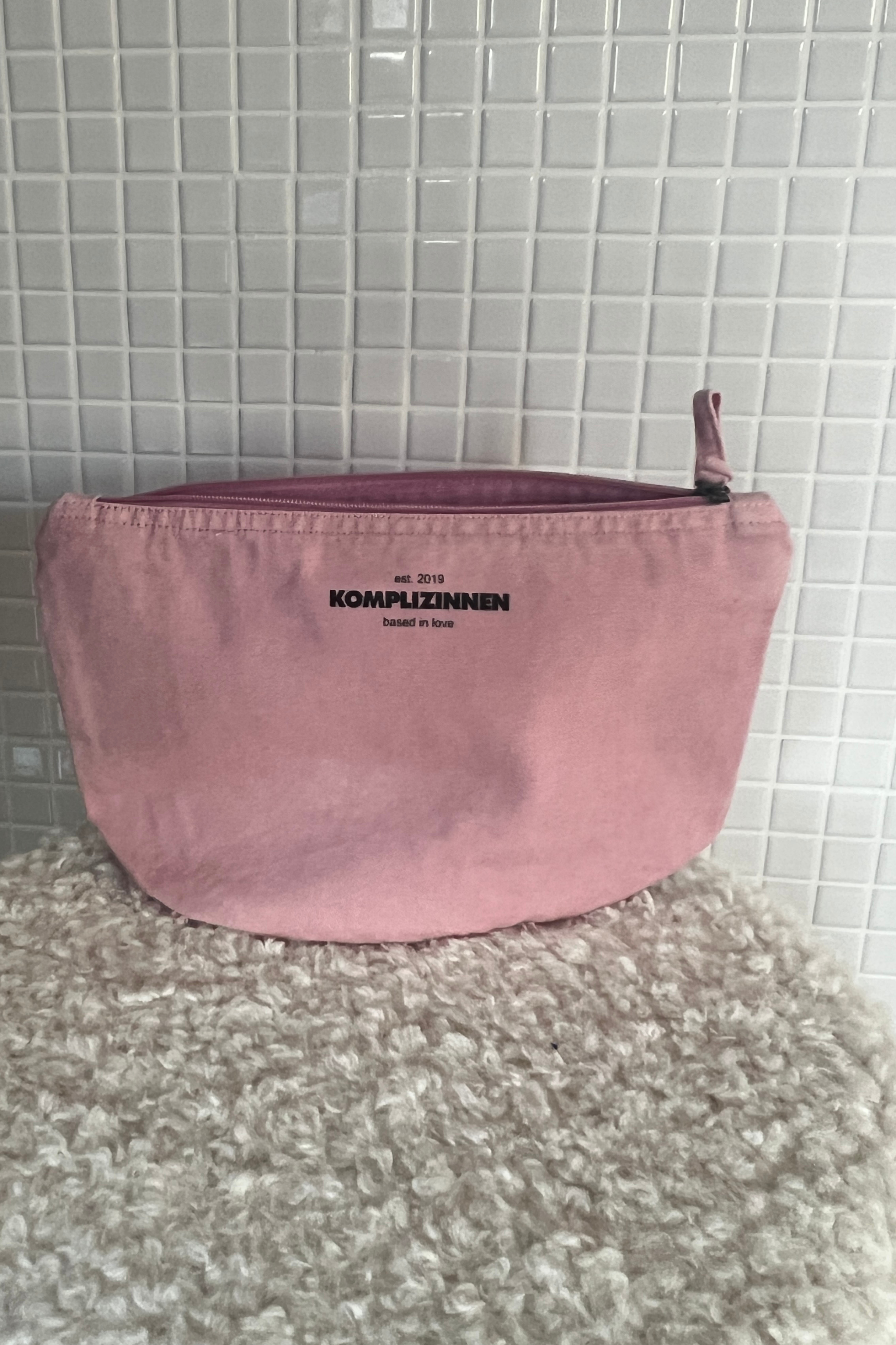 Pouchette KOMPLIZINNEN vintage rosé