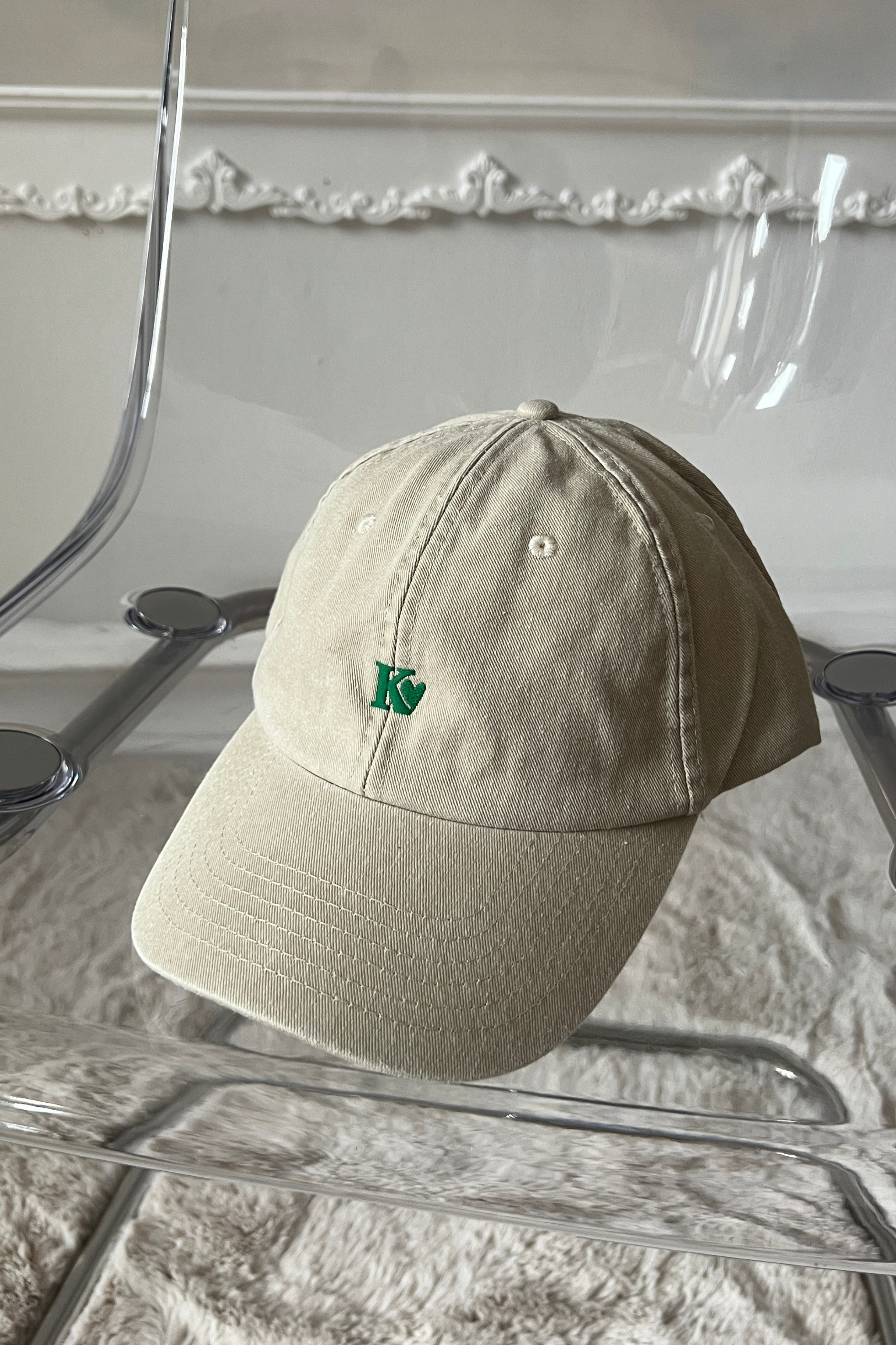 CAP K Love vintage beige/ green