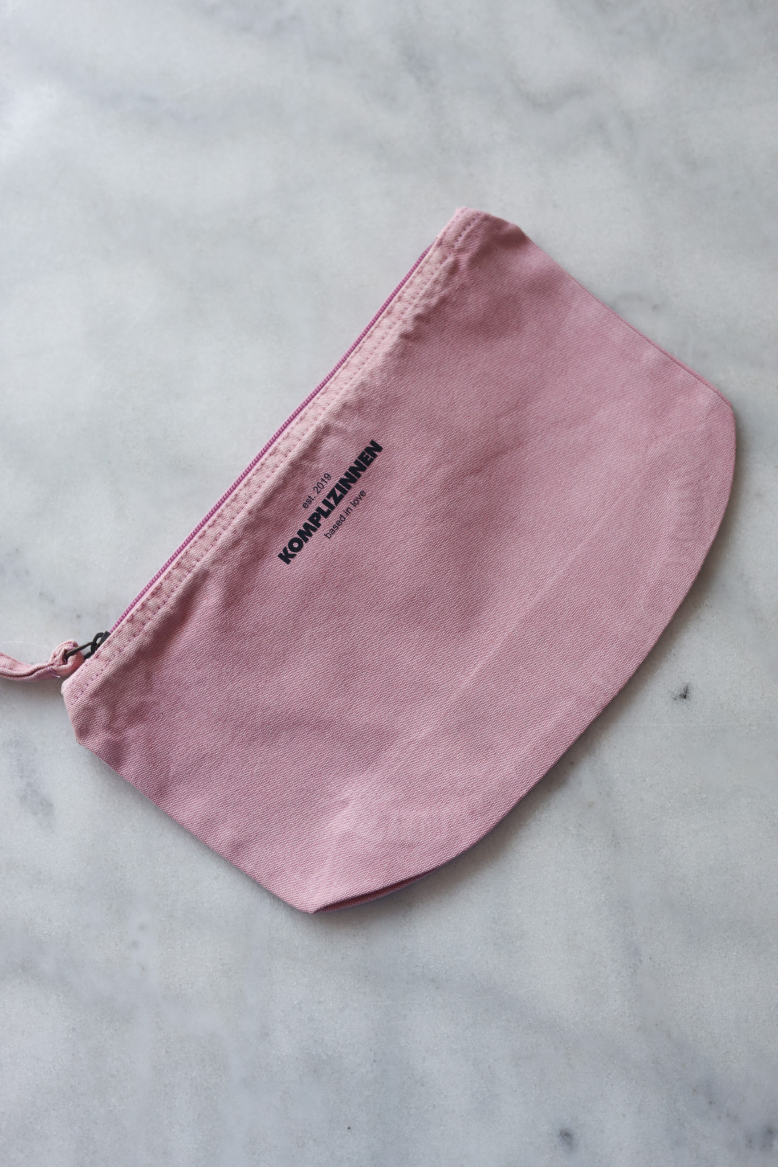 Pouchette KOMPLIZINNEN vintage rosé