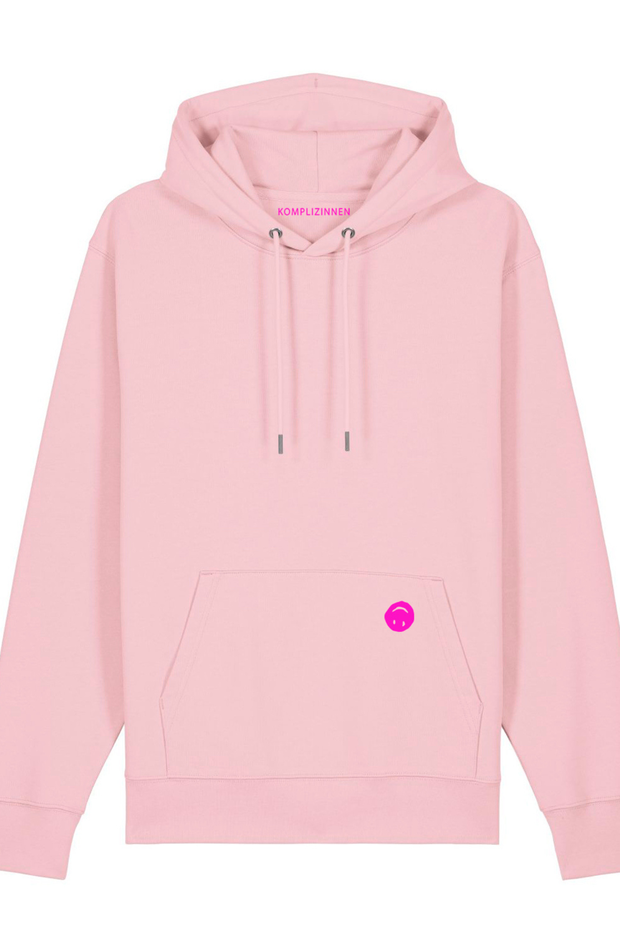 Hoodie SMILEY pink/ neon-pink