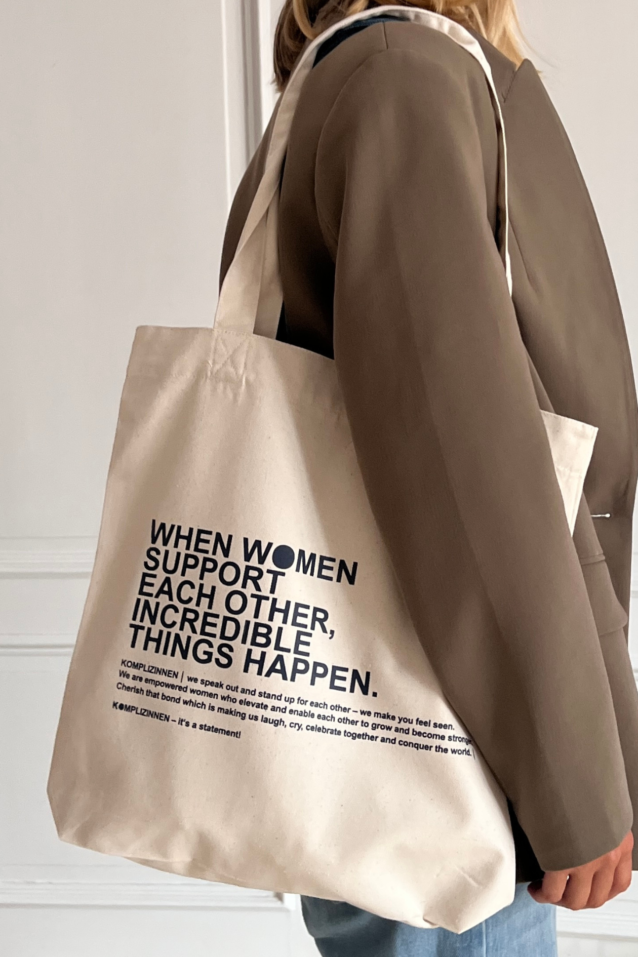 Bag Women off-white/ black