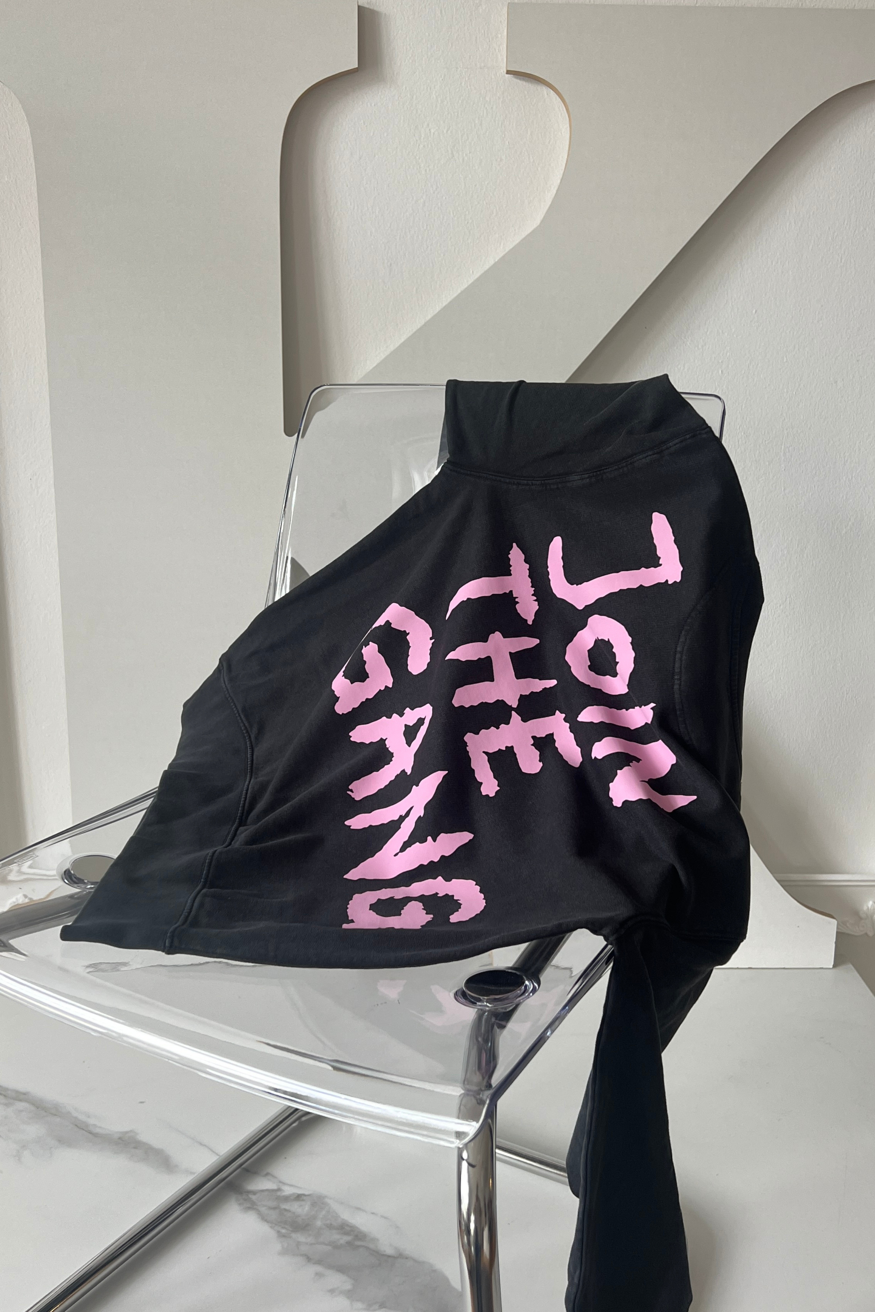 JOIN THE GANG Sweater vintage black/ pink