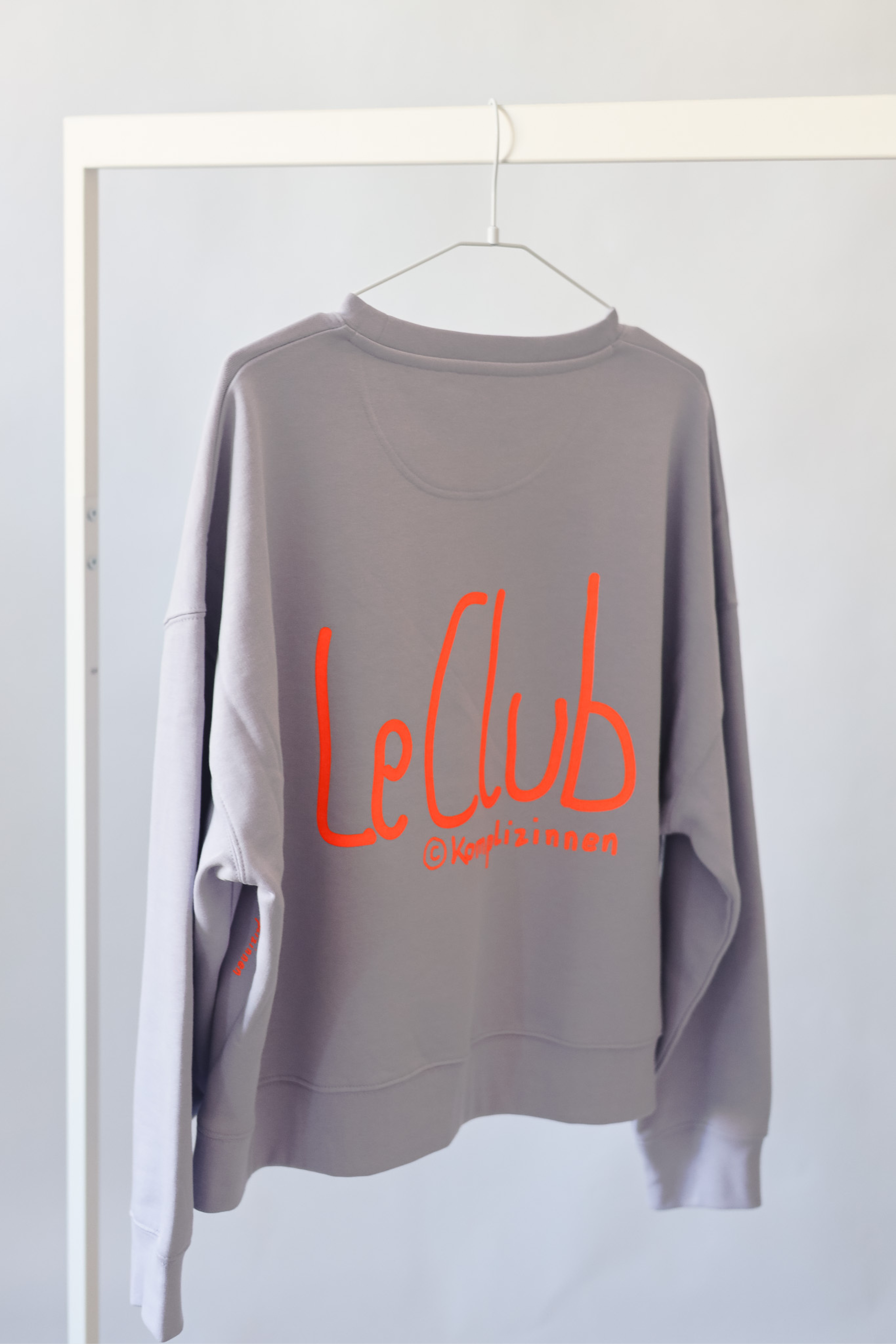 LE CLUB Sweater lilac/ neon orange